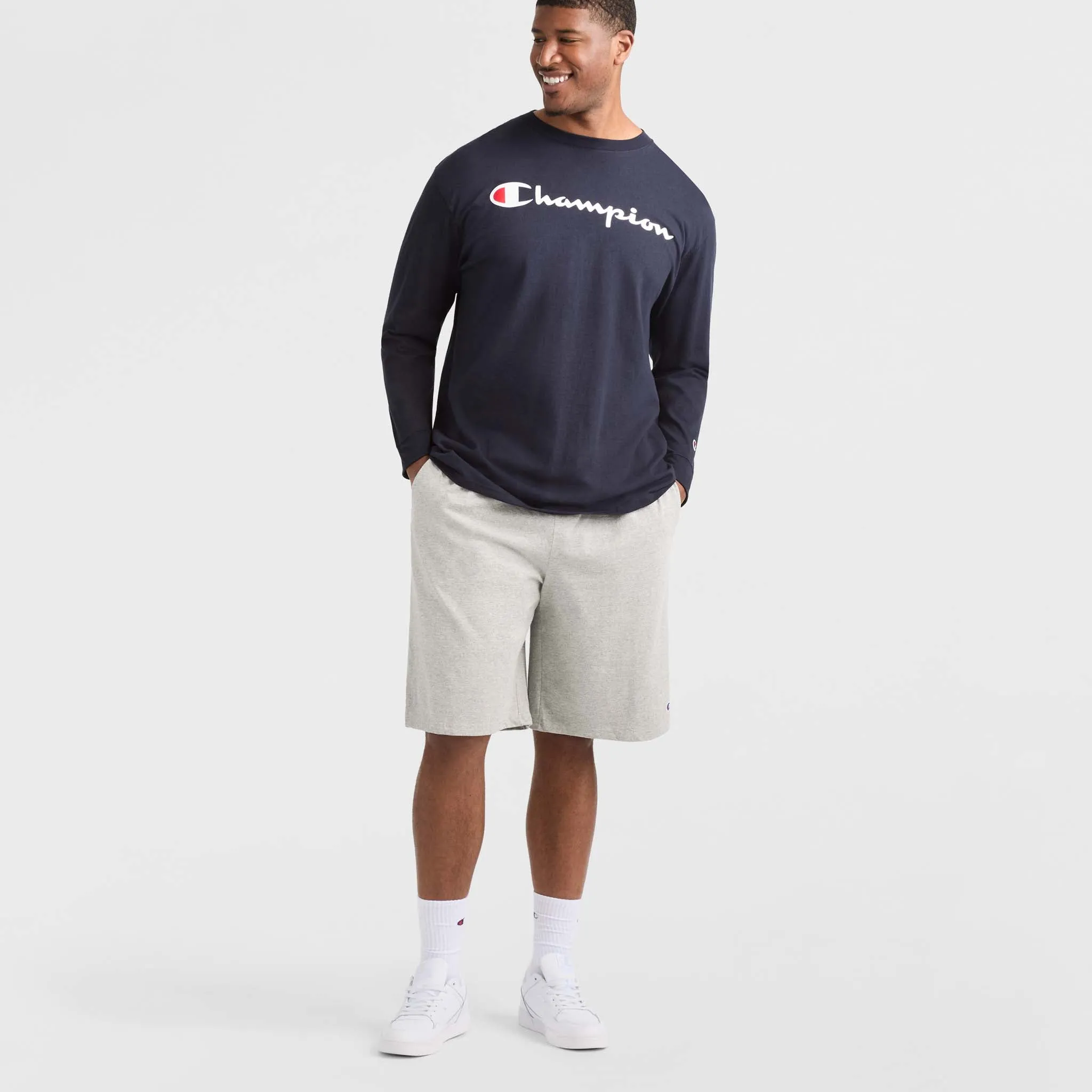 Lightweight Lounge Shorts, C Patch Logo - Big & Tall sold by Champion product image thumbnail 4