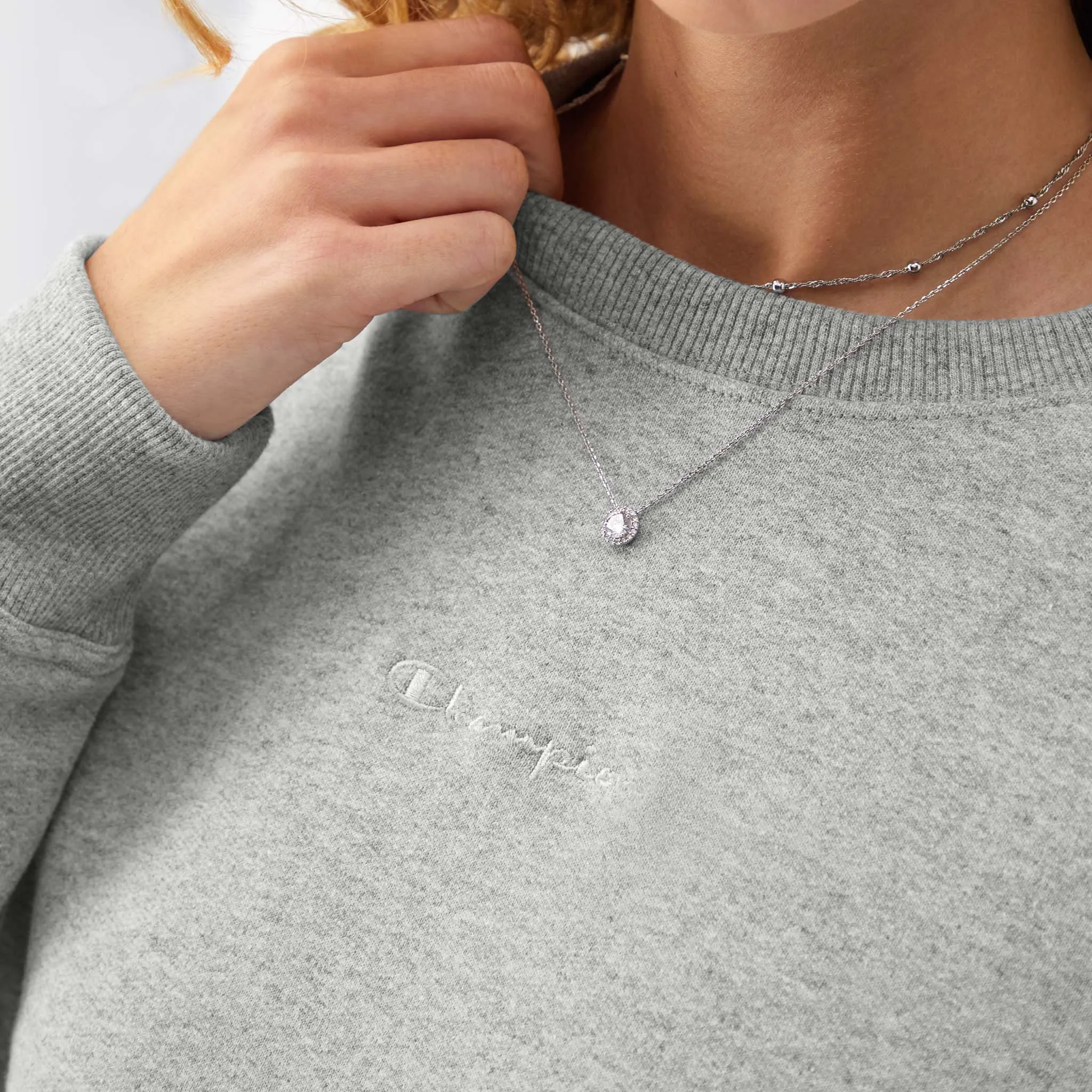 Powerblend Crewneck Sweatshirt, Embroidered Script Logo sold by Champion product image thumbnail 4