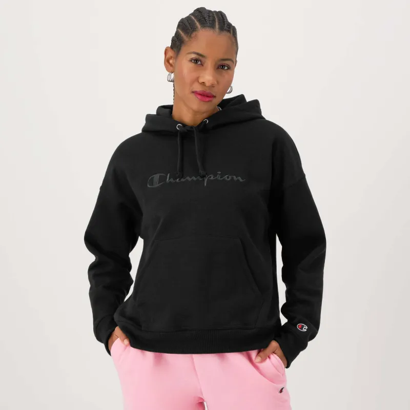 Powerblend Hoodie, Relaxed, Full Embroidered Script Logo sold by Champion