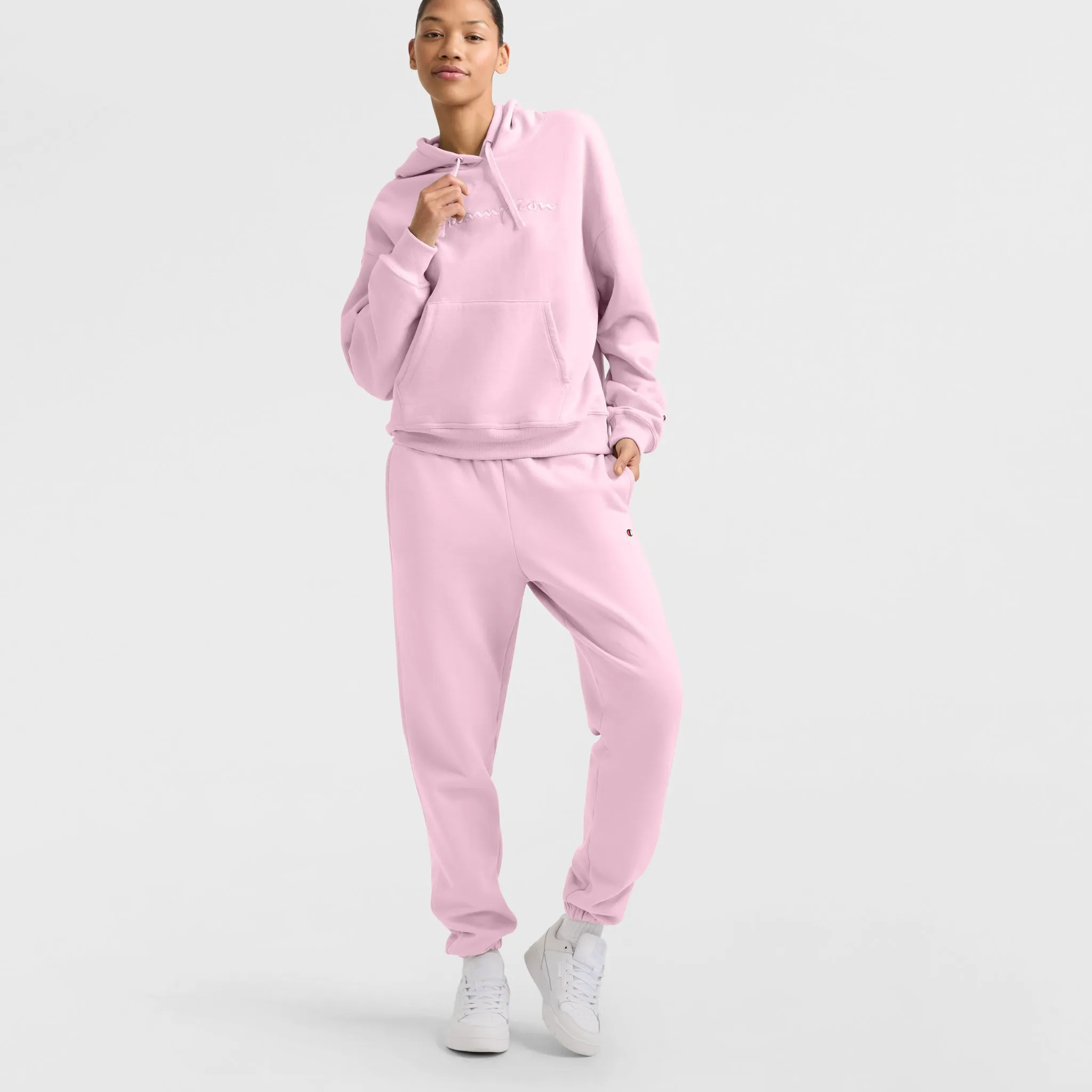 Powerblend Hoodie, Relaxed, Full Embroidered Script Logo sold by Champion product image thumbnail 4