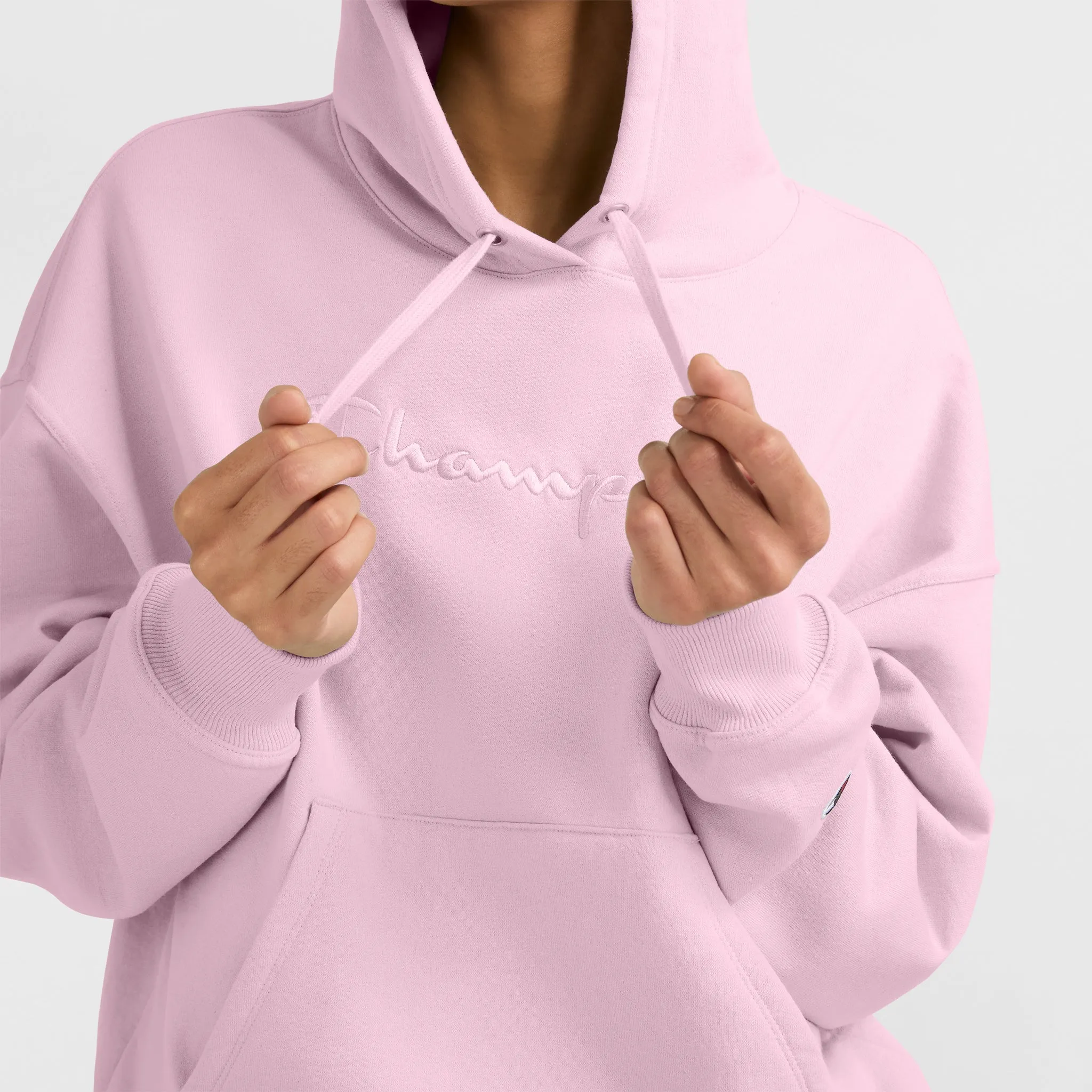 Powerblend Hoodie, Relaxed, Full Embroidered Script Logo sold by Champion product image thumbnail 3