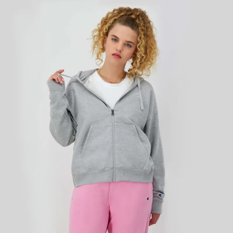 Powerblend Zip-Up Hoodie, C Logo sold by Champion