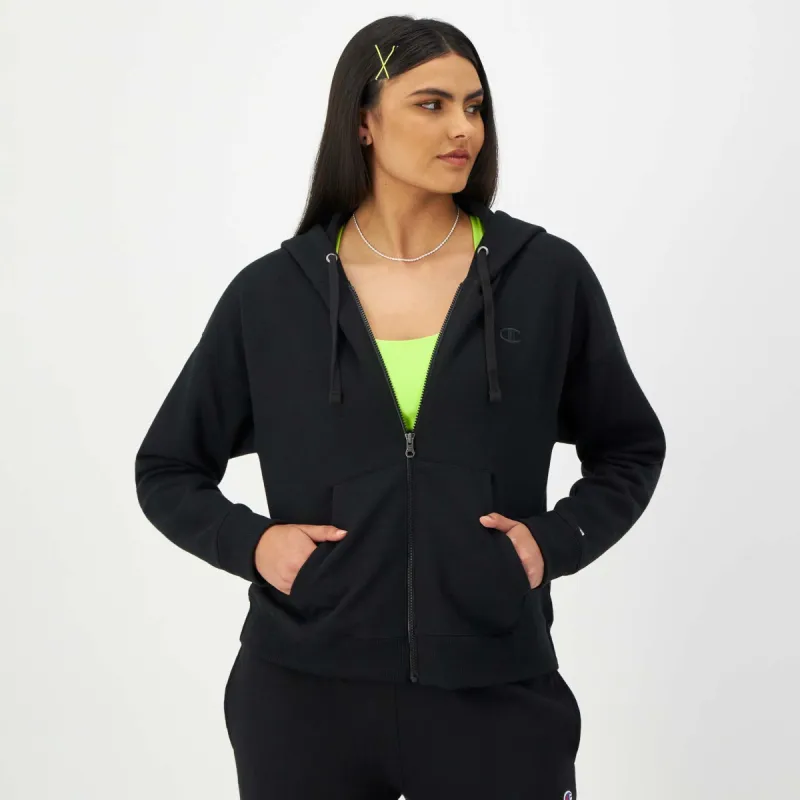 Powerblend Zip-Up Hoodie, C Logo sold by Champion