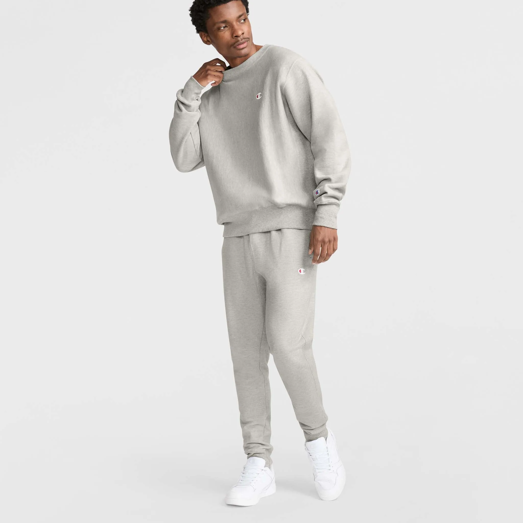 Reverse Weave Crewneck Sweatshirt, C Logo sold by Champion product image thumbnail 3