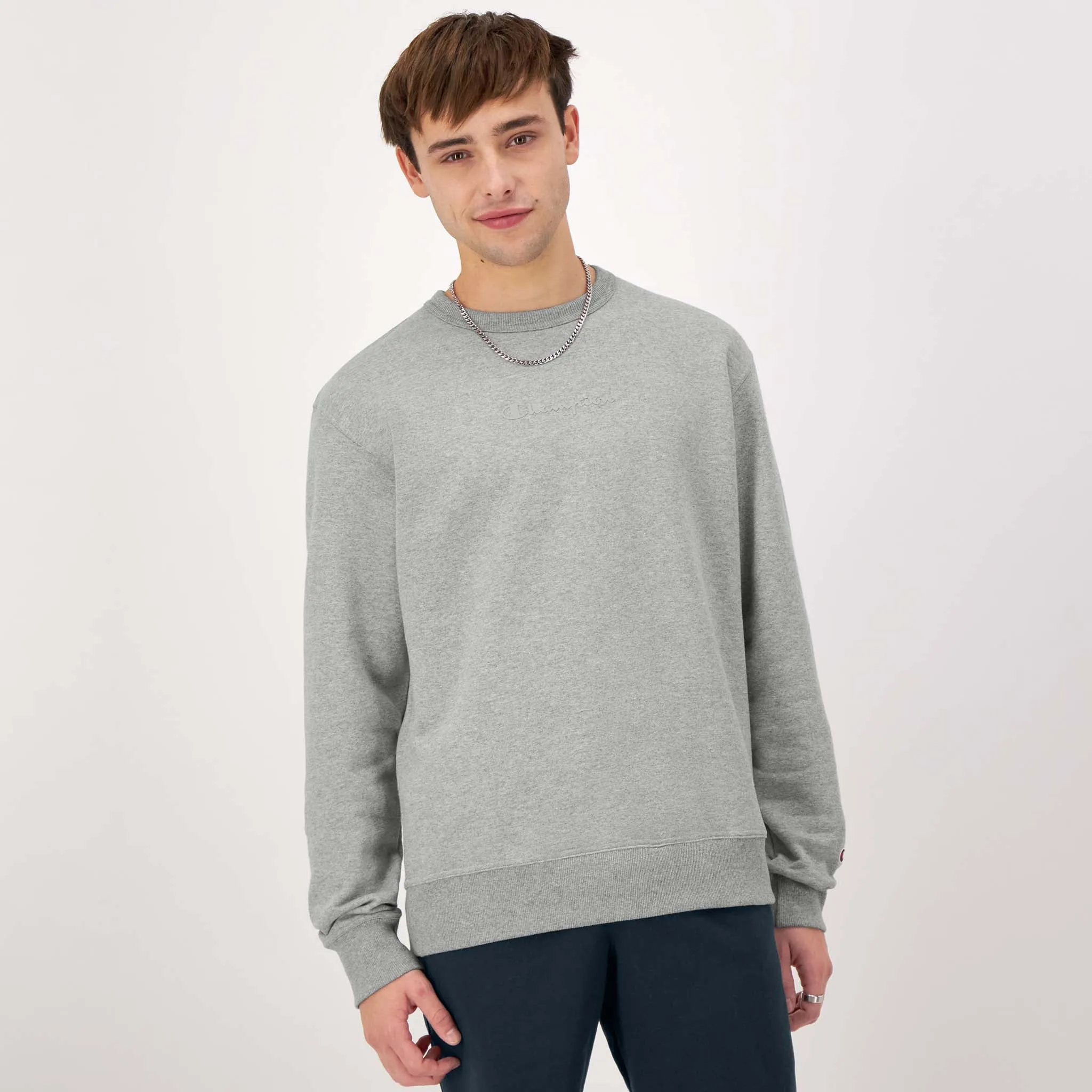 Powerblend Crewneck Sweatshirt, Tonal Script Logo sold by Champion