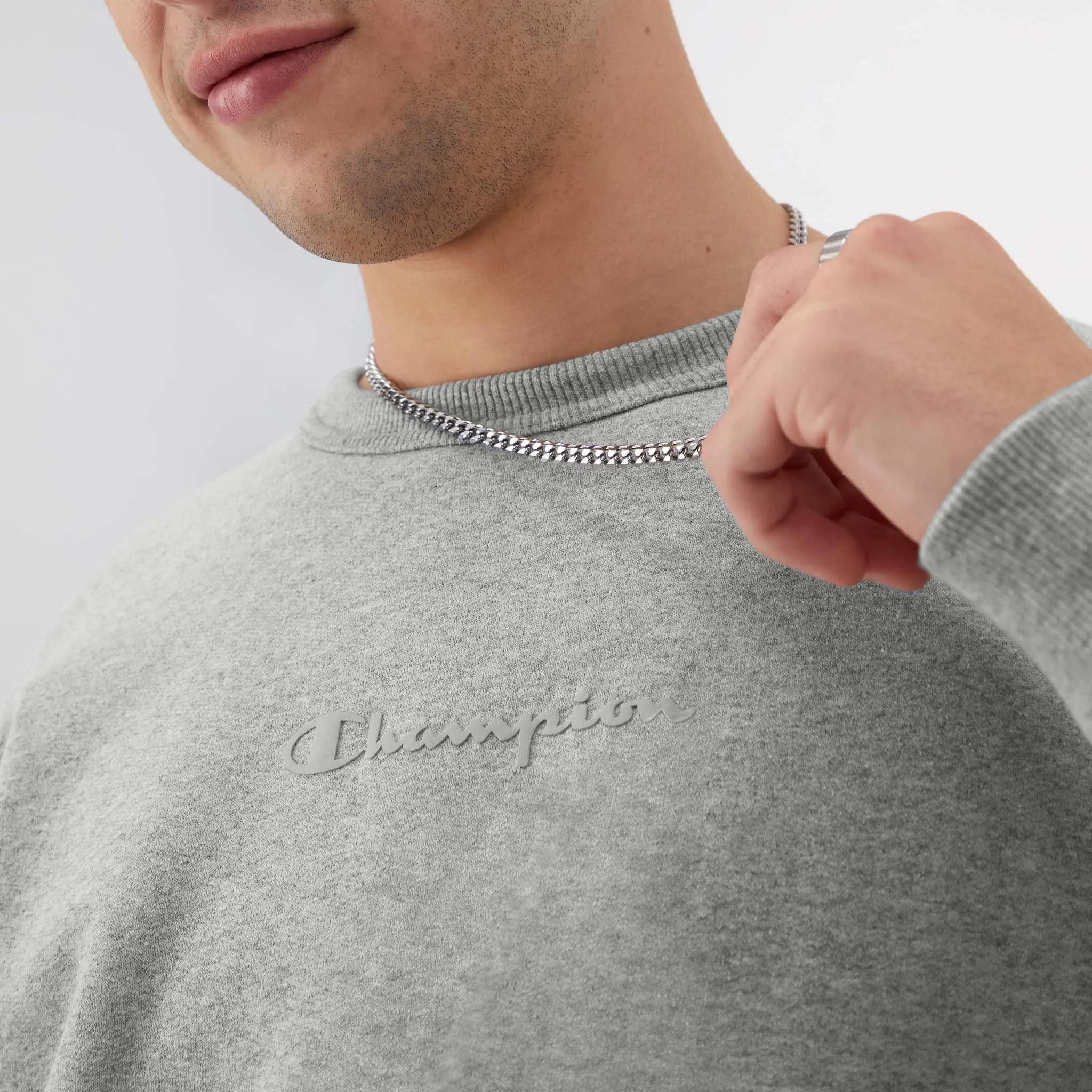 Powerblend Crewneck Sweatshirt, Tonal Script Logo sold by Champion product image thumbnail 4