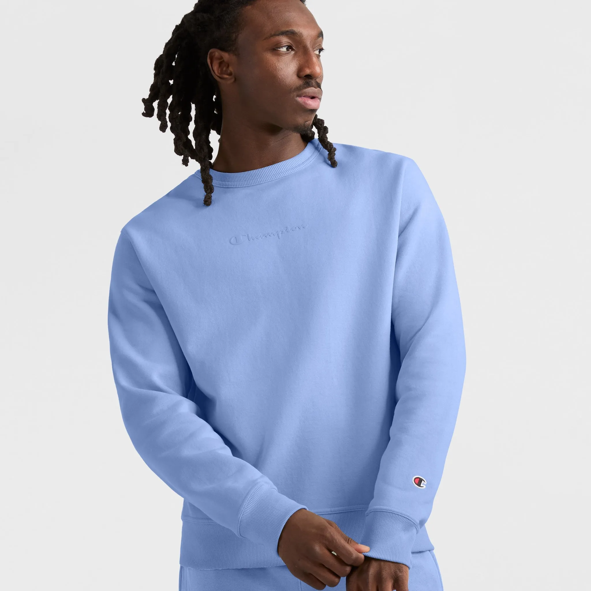 Powerblend Crewneck Sweatshirt, Tonal Script Logo sold by Champion