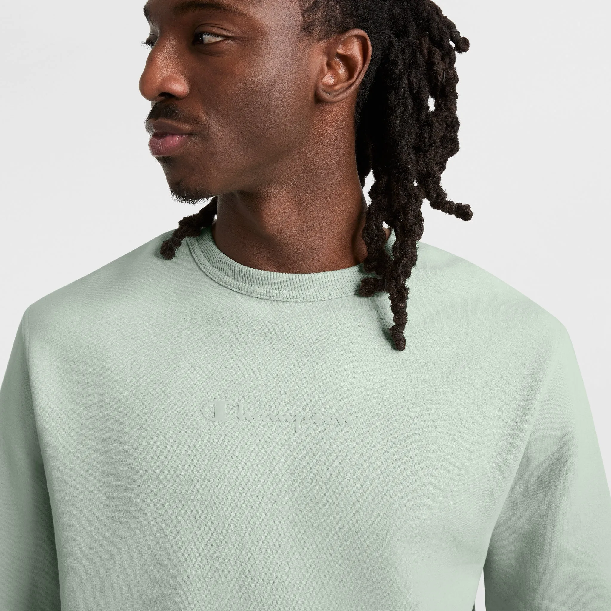 Powerblend Crewneck Sweatshirt, Tonal Script Logo sold by Champion product image thumbnail 4
