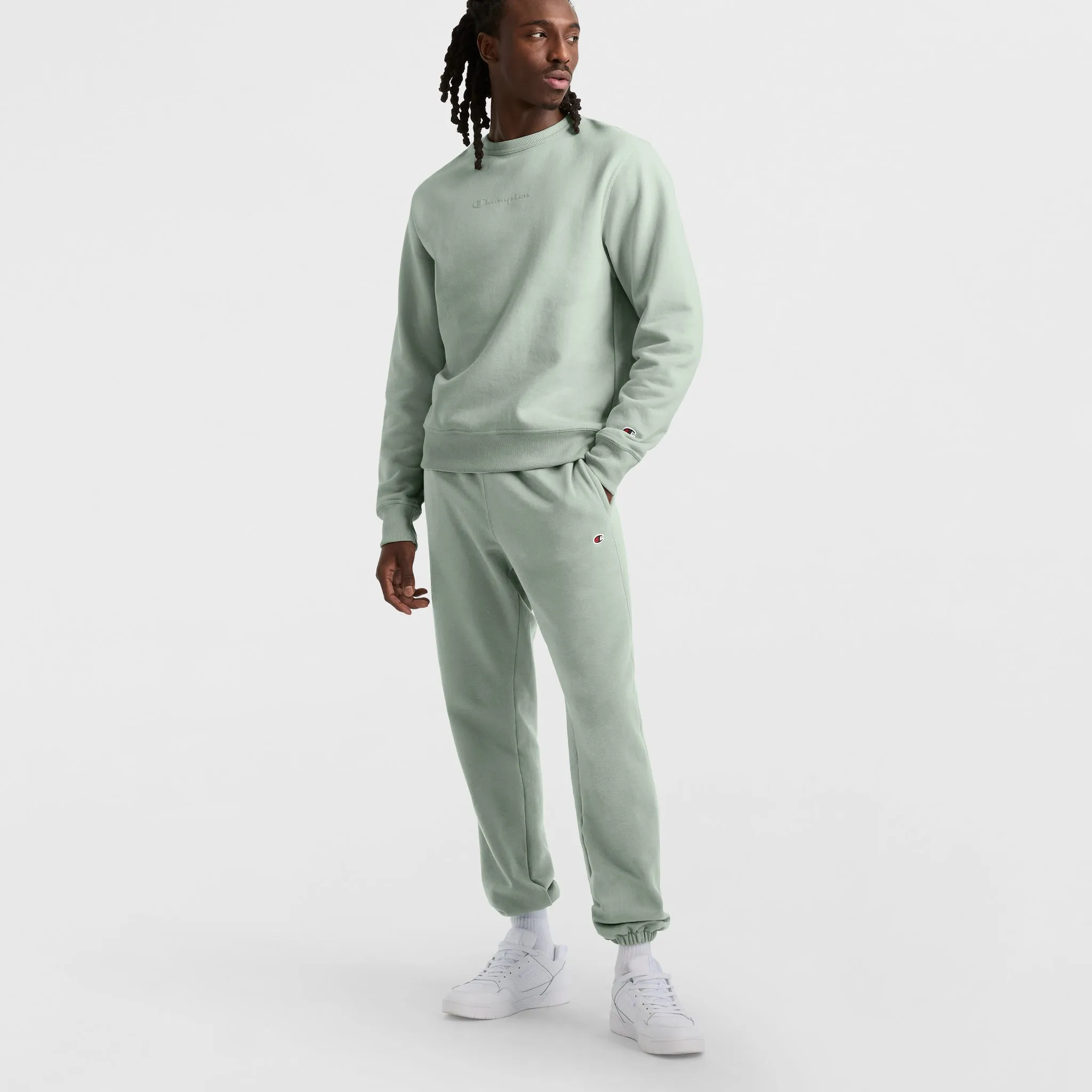 Powerblend Crewneck Sweatshirt, Tonal Script Logo sold by Champion product image thumbnail 5