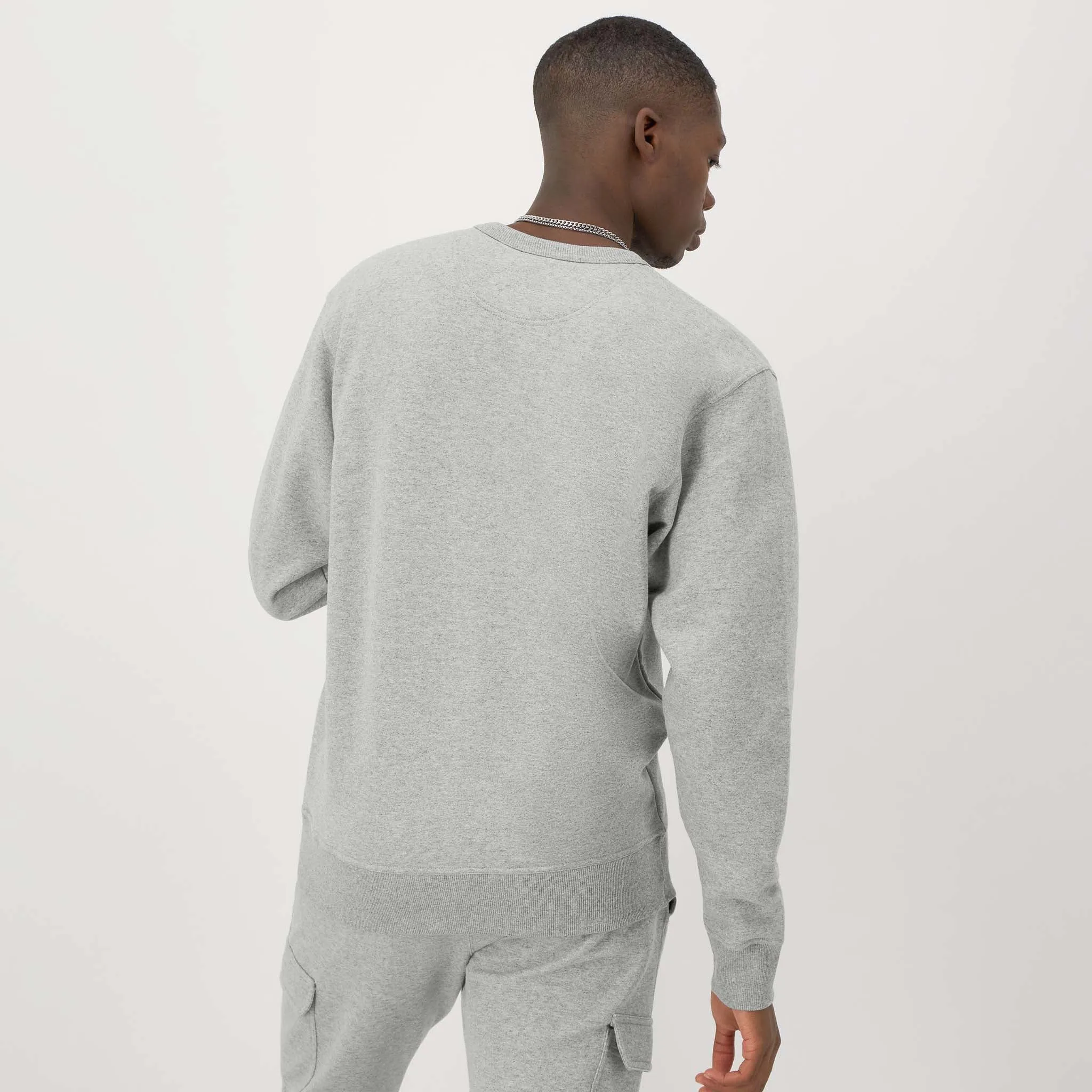 Powerblend Crewneck Sweatshirt, Left Script Logo sold by Champion product image thumbnail 3