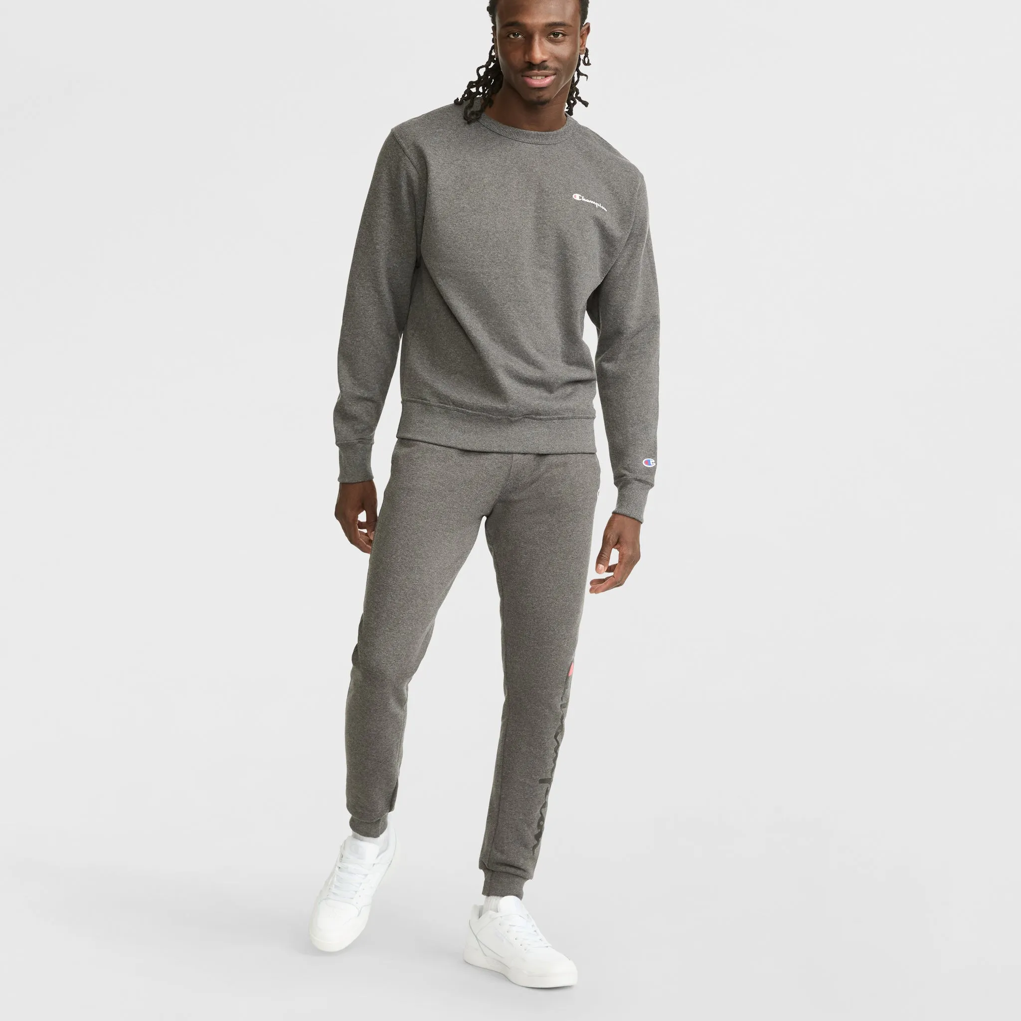 Powerblend Crewneck Sweatshirt, Left Script Logo sold by Champion product image thumbnail 4