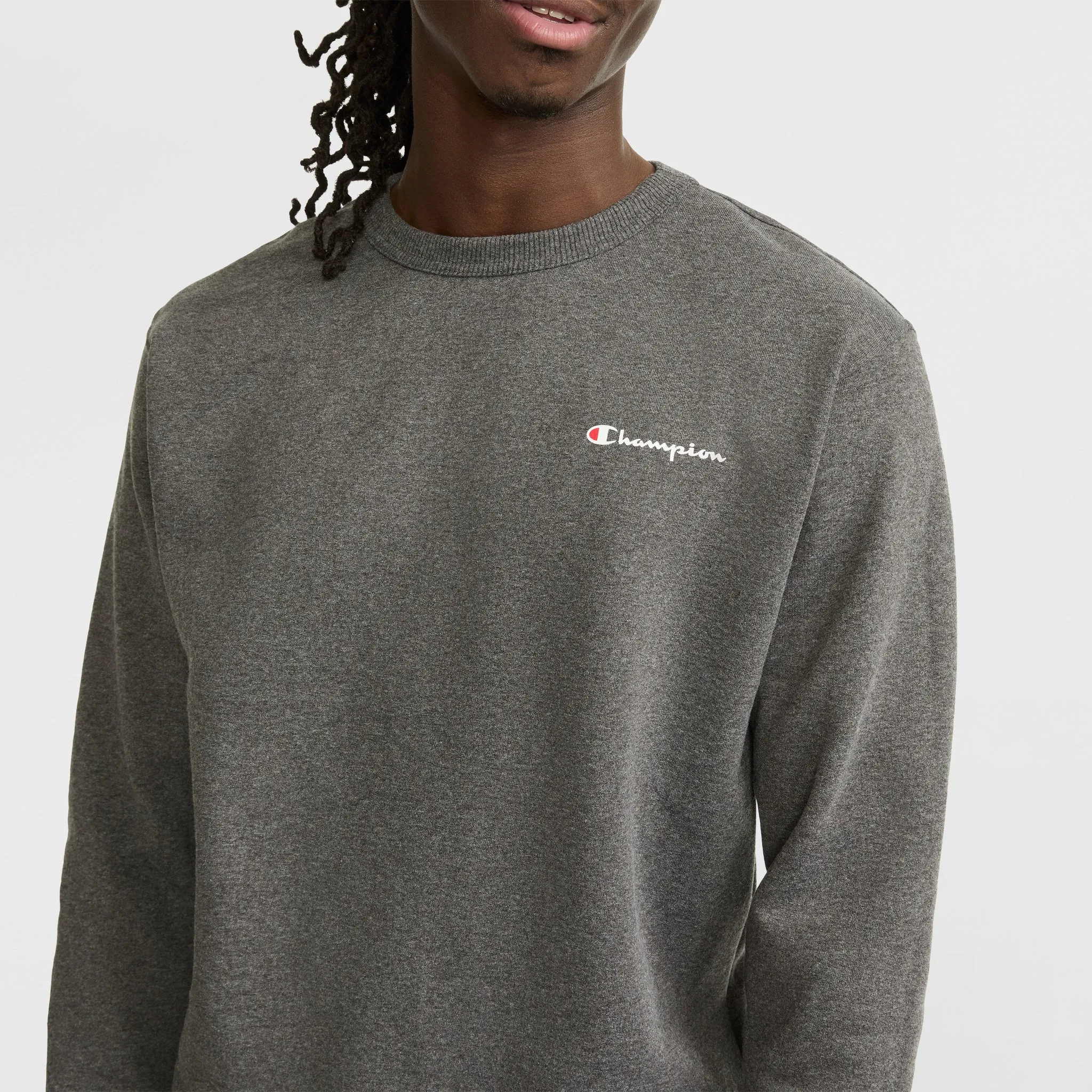 Powerblend Crewneck Sweatshirt, Left Script Logo sold by Champion product image thumbnail 3