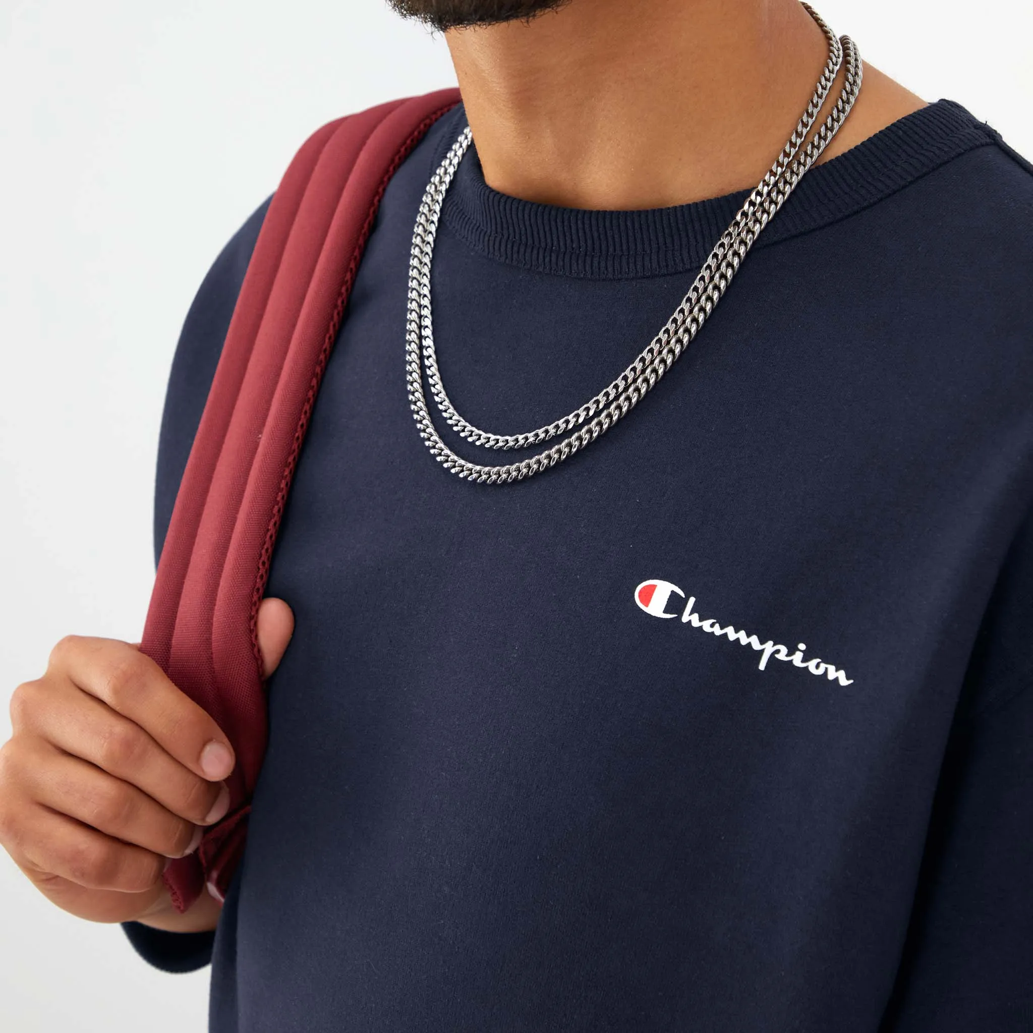 Powerblend Crewneck Sweatshirt, Left Script Logo sold by Champion product image thumbnail 4