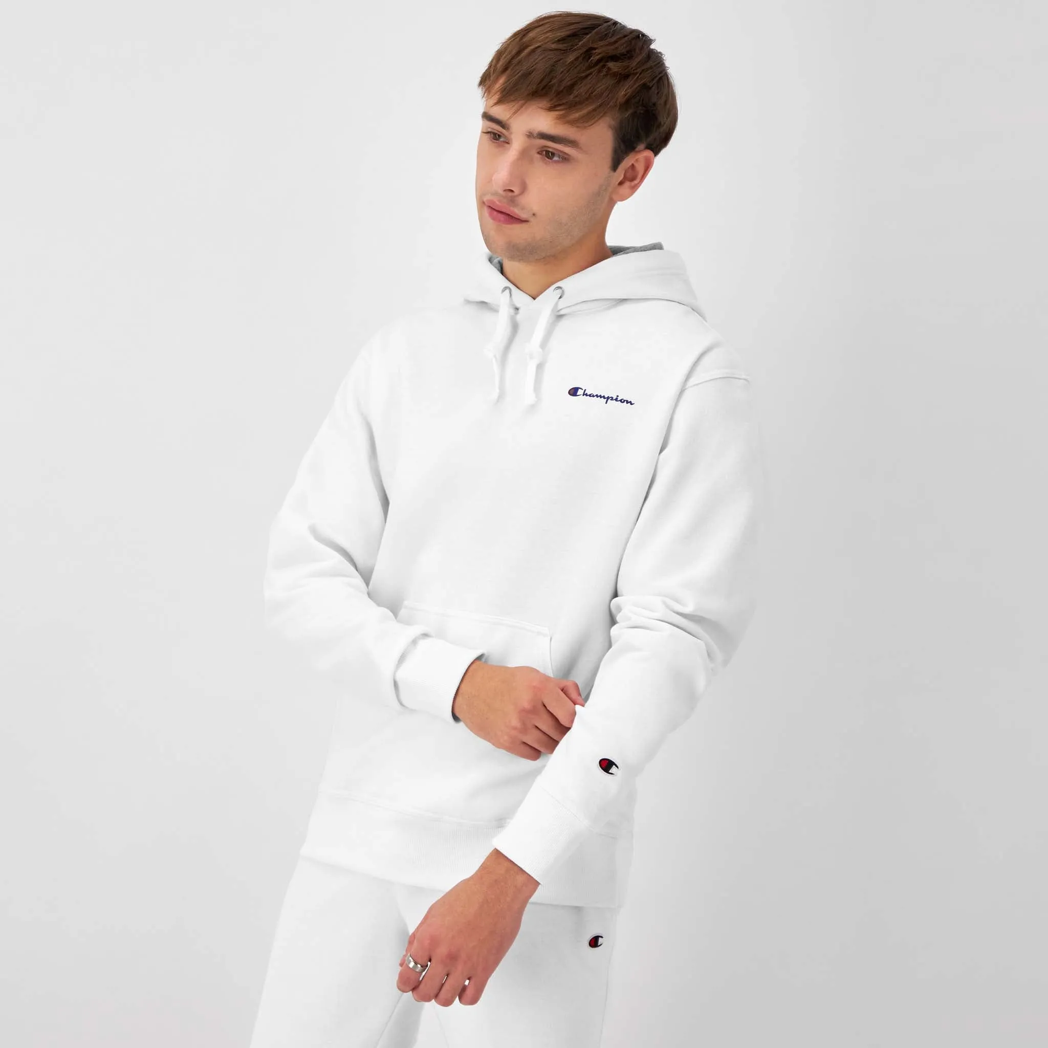 Powerblend Hoodie, Small Script Logo sold by Champion product image thumbnail 2