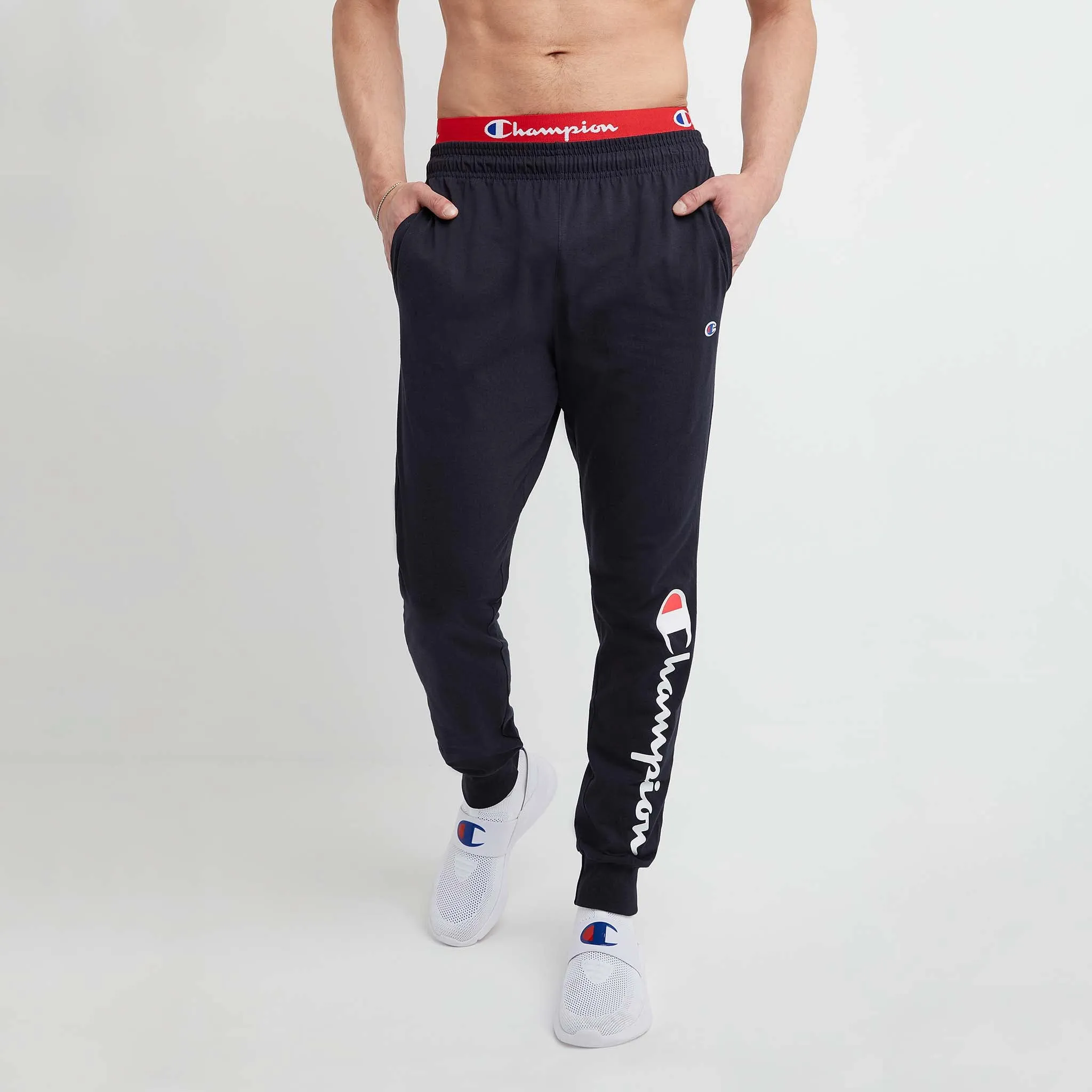 Lightweight Lounge Joggers, Script Logo sold by Champion