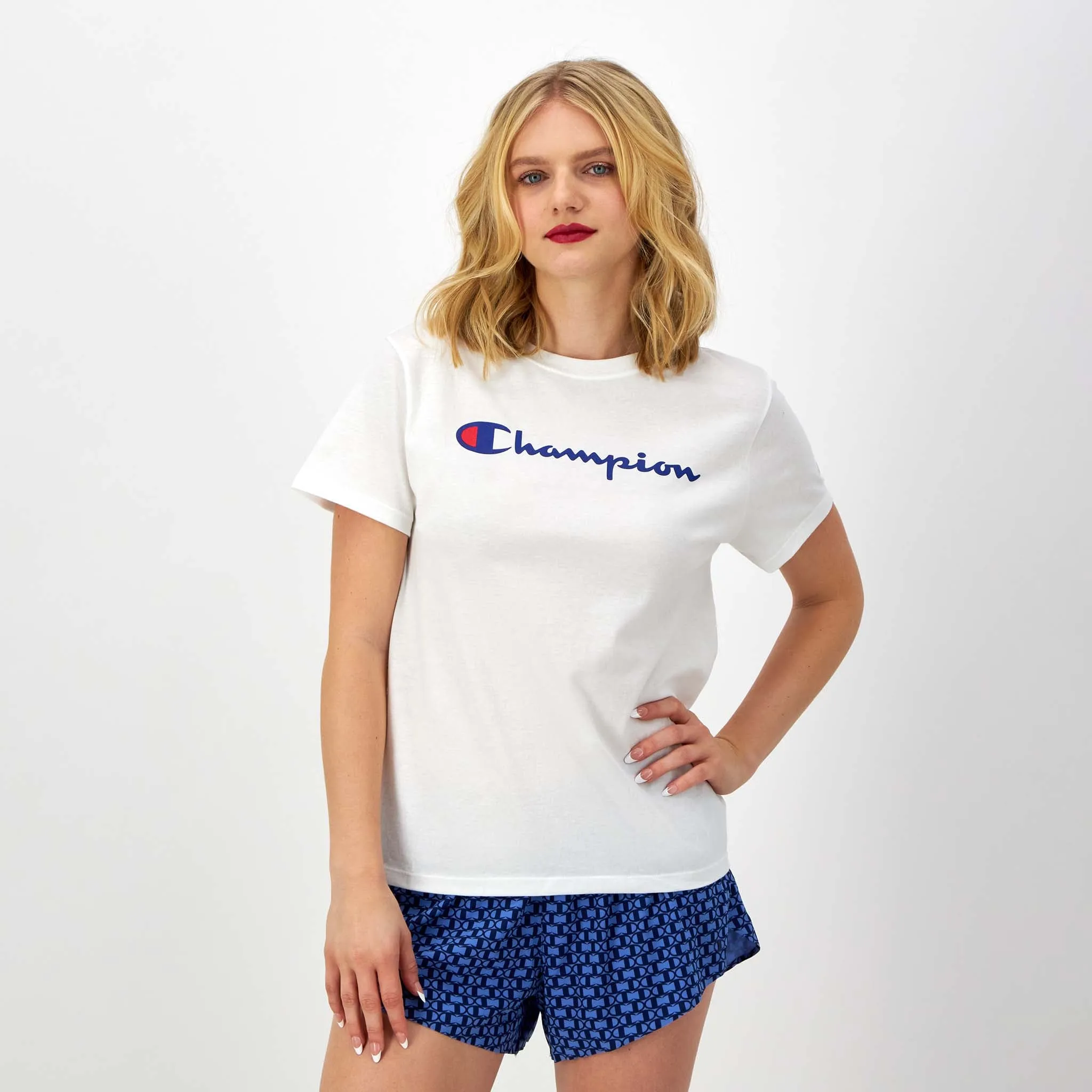 Classic T-Shirt, Script Logo sold by Champion