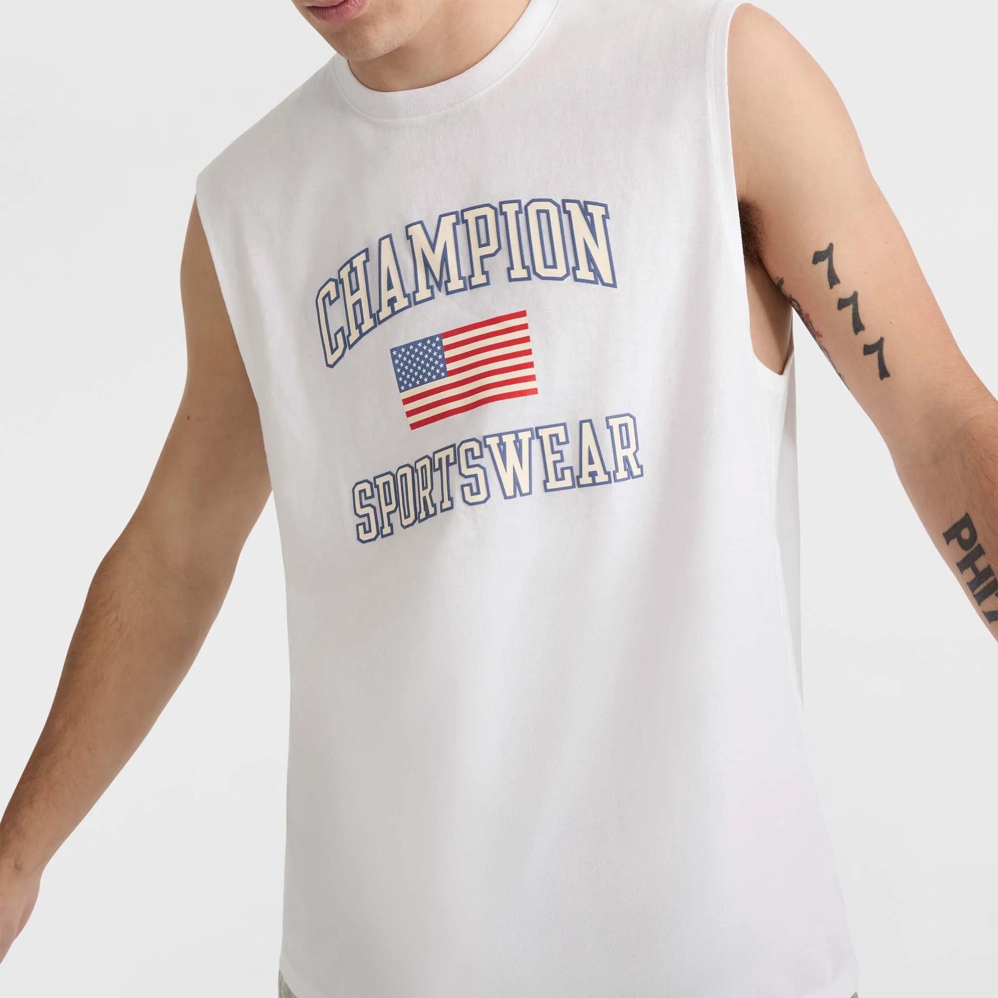 Classic Graphic Muscle Tank, USA Sportswear sold by Champion product image thumbnail 3