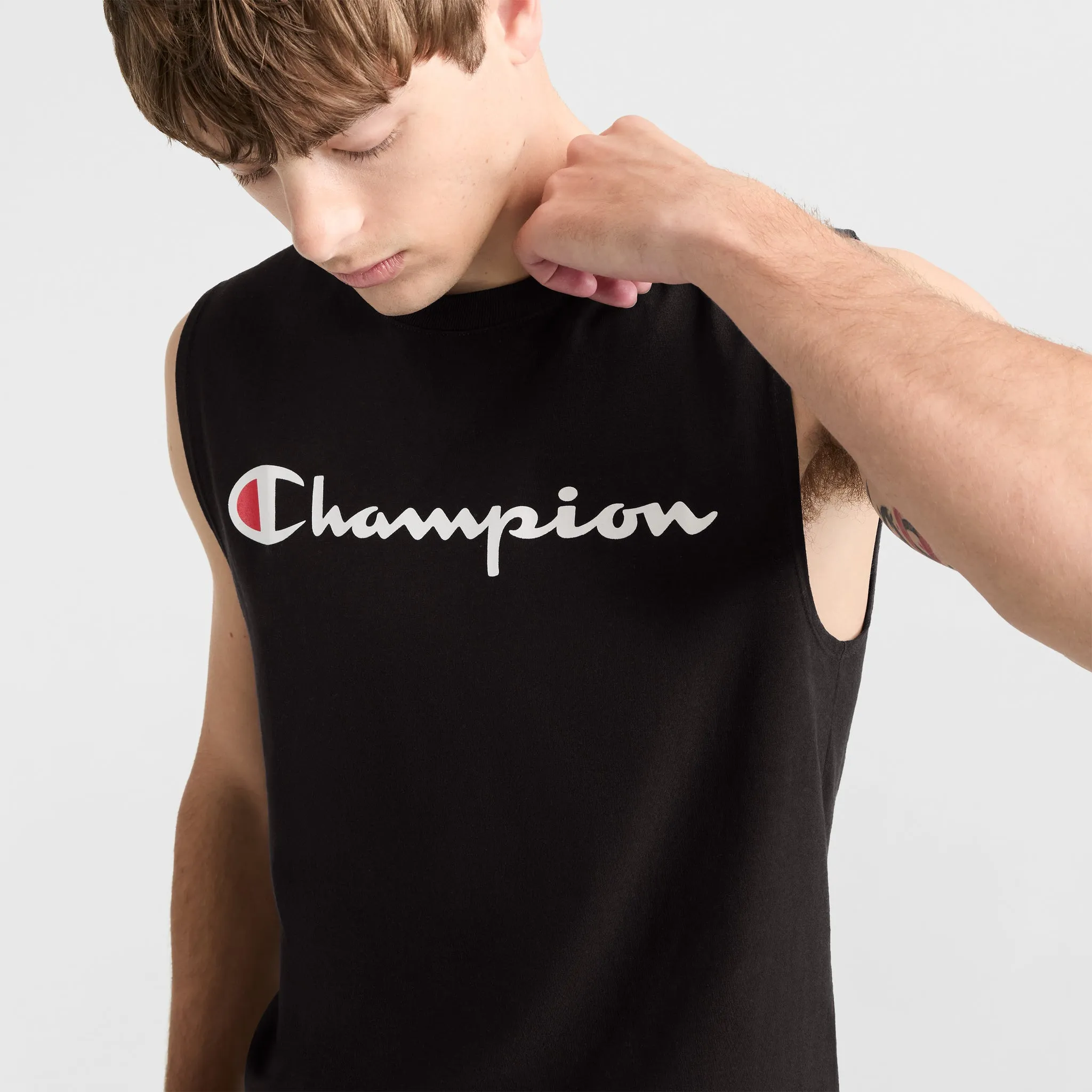Classic Muscle Tank, Script Logo sold by Champion product image thumbnail 4