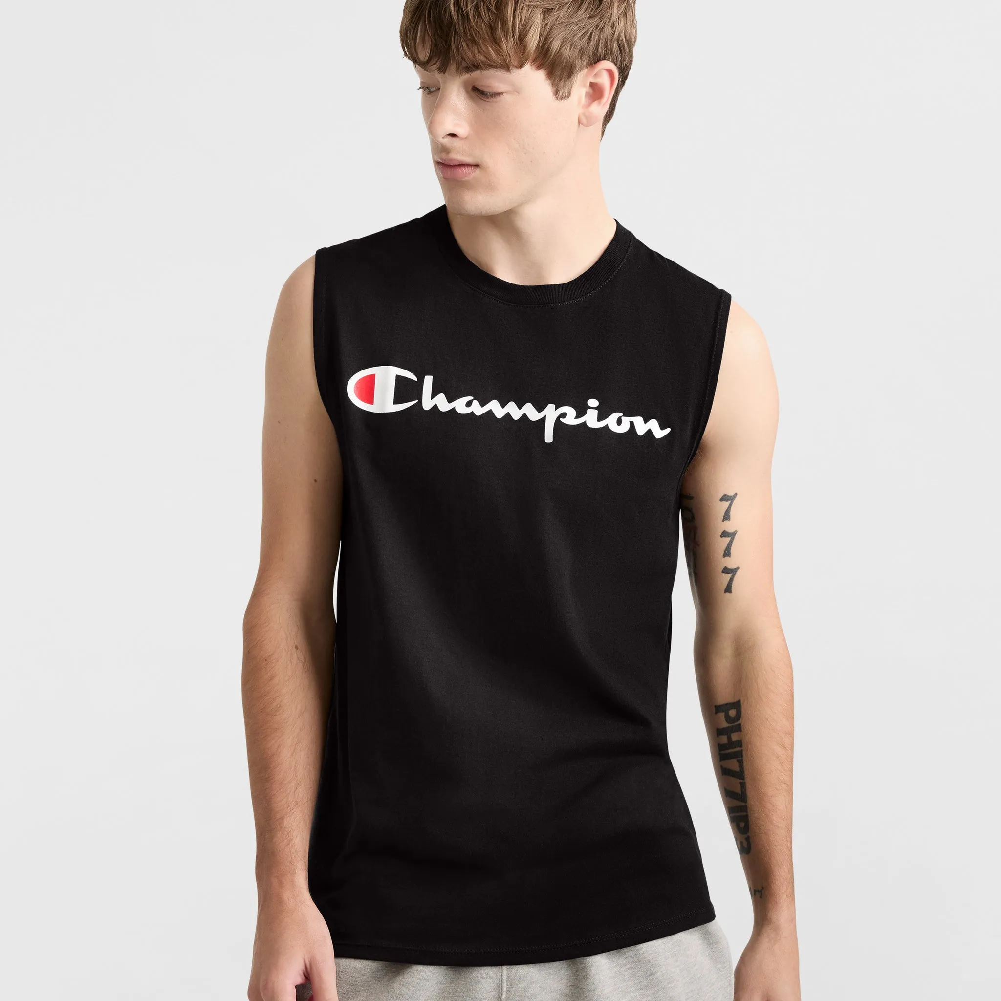 Classic Muscle Tank, Script Logo sold by Champion