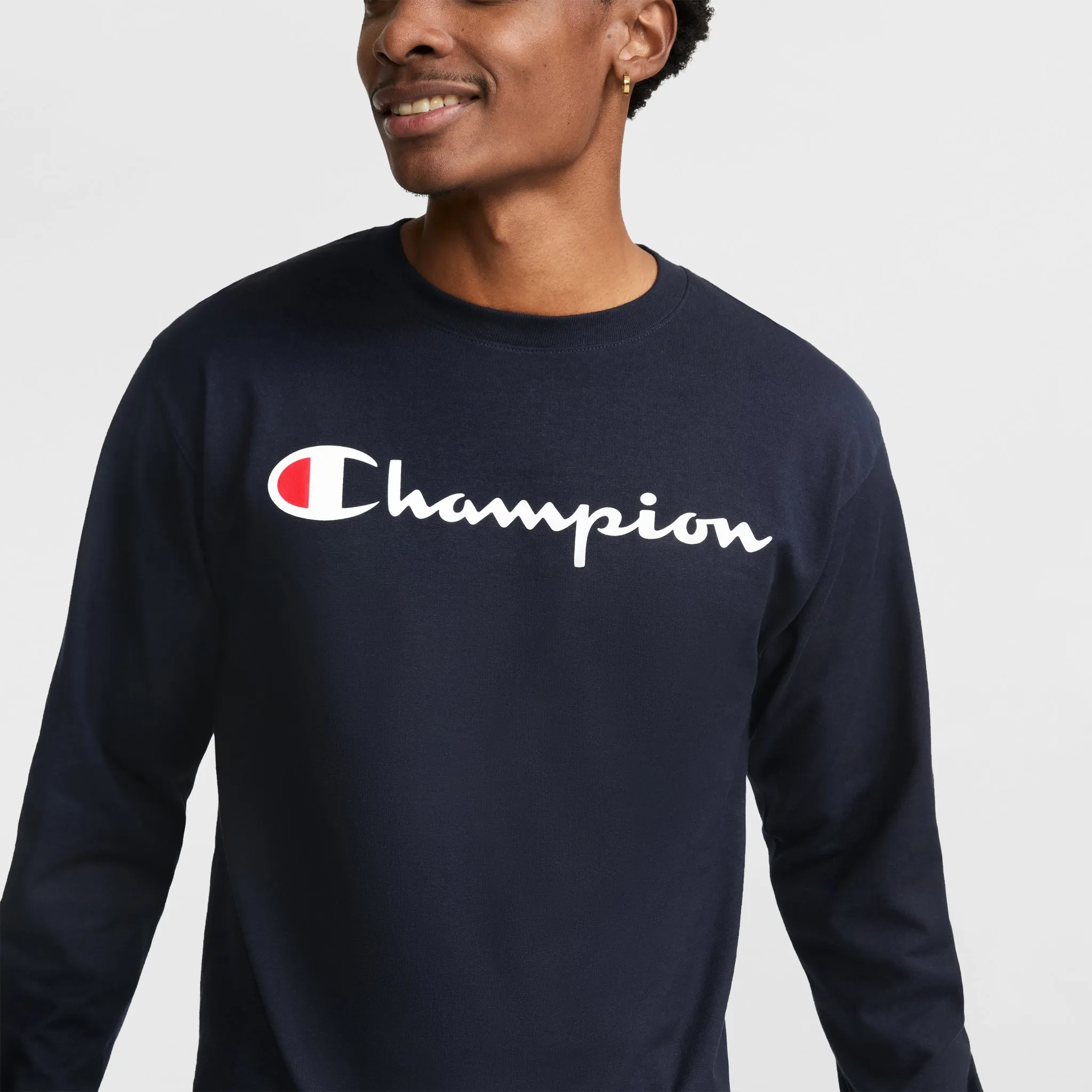 Classic Graphic Long-Sleeve T-Shirt, Script Logo sold by Champion product image thumbnail 3