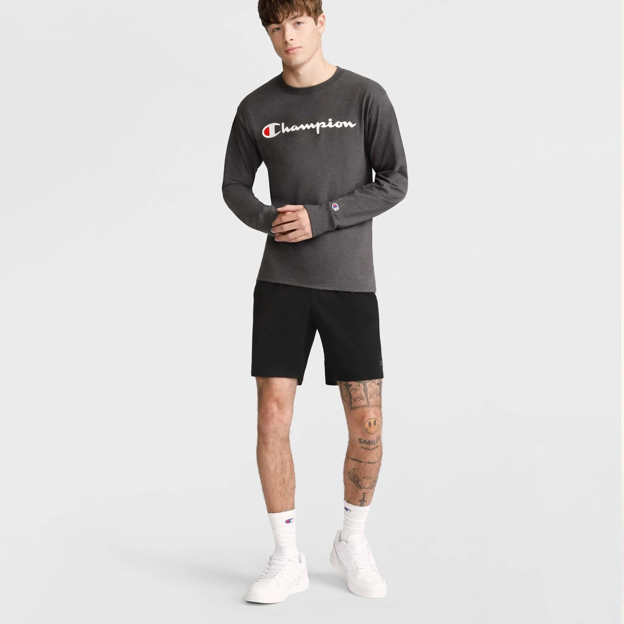 Classic Graphic Long-Sleeve T-Shirt, Script Logo sold by Champion product image thumbnail 4