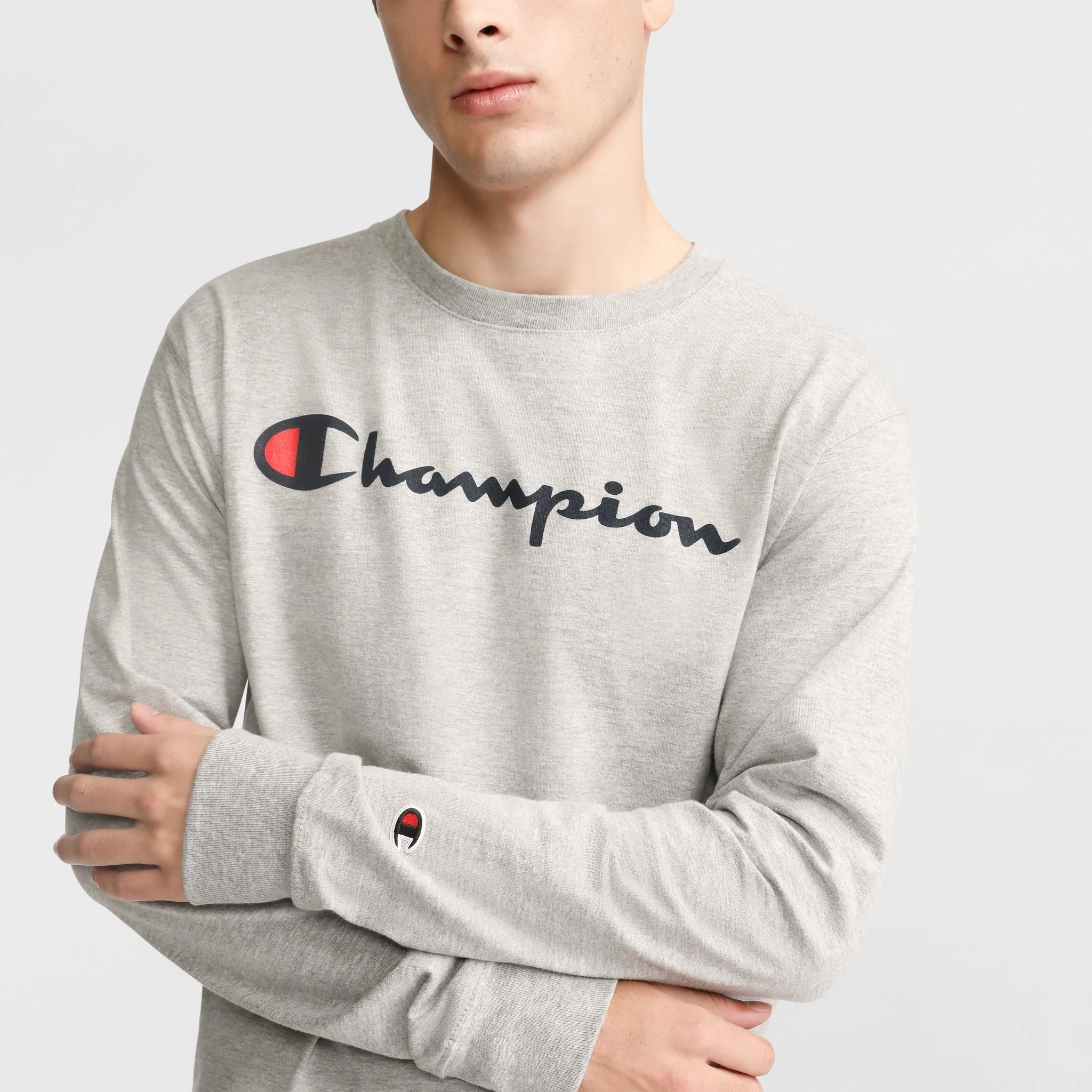 Classic Graphic Long-Sleeve T-Shirt, Script Logo sold by Champion product image thumbnail 3