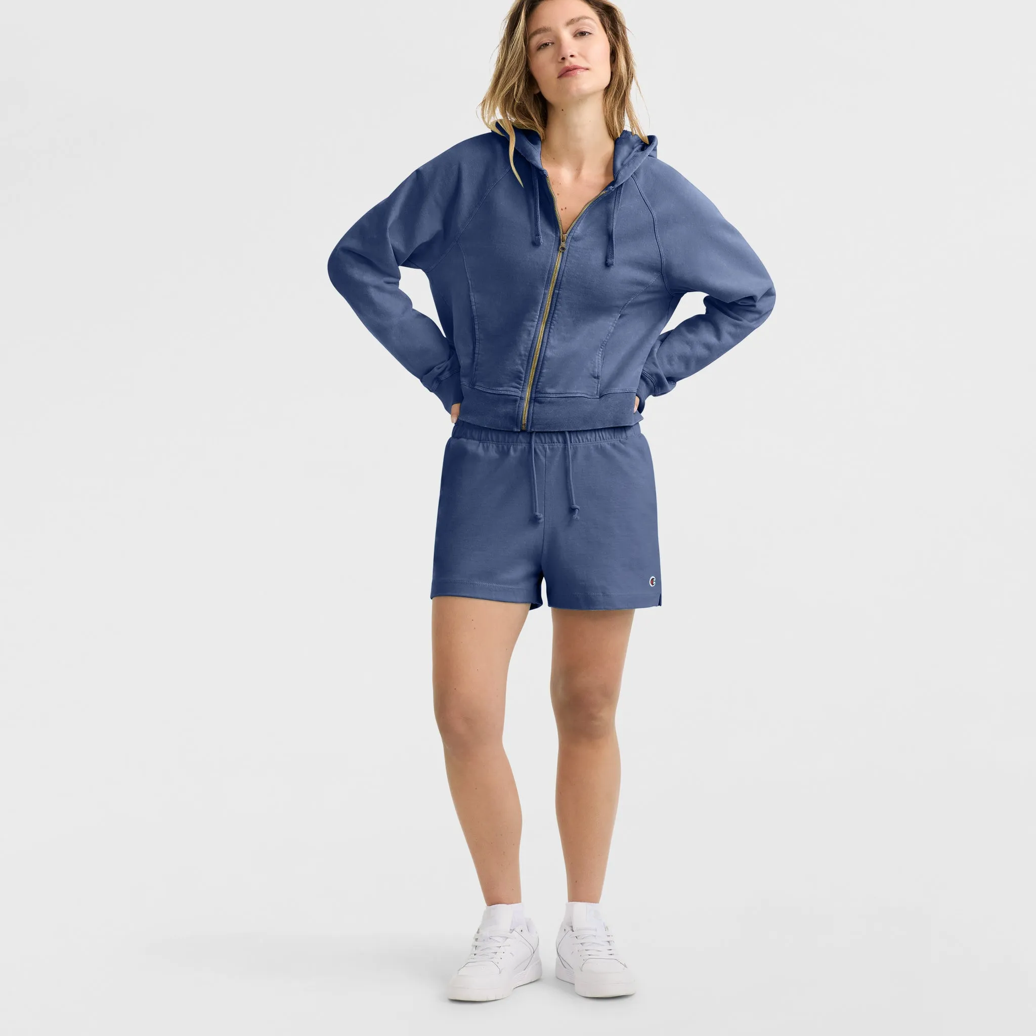 Vintage Wash Zip-Up Hoodie, C Logo sold by Champion product image thumbnail 4