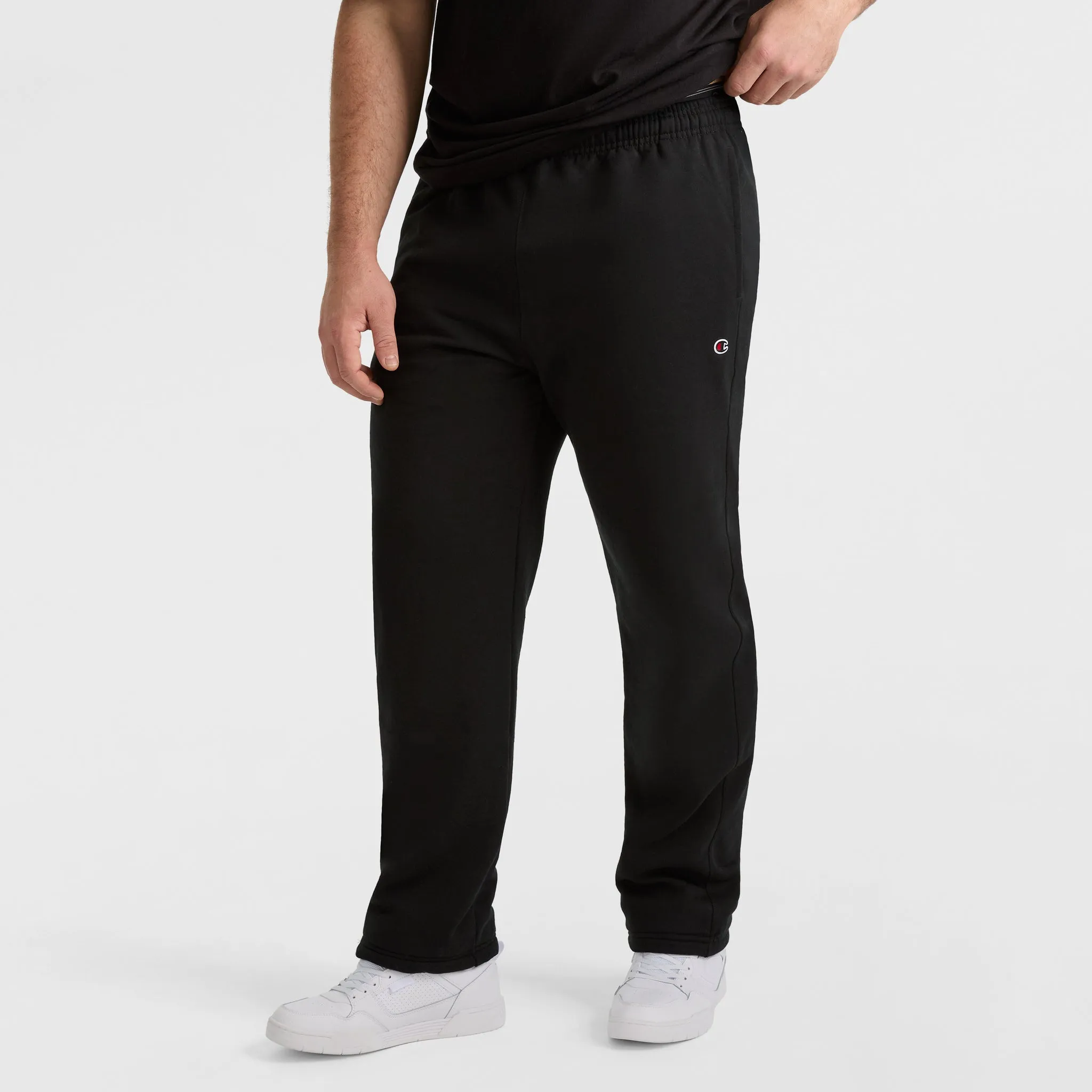 Powerblend Sweatpants, Open Hem, C Logo - Big & Tall sold by Champion