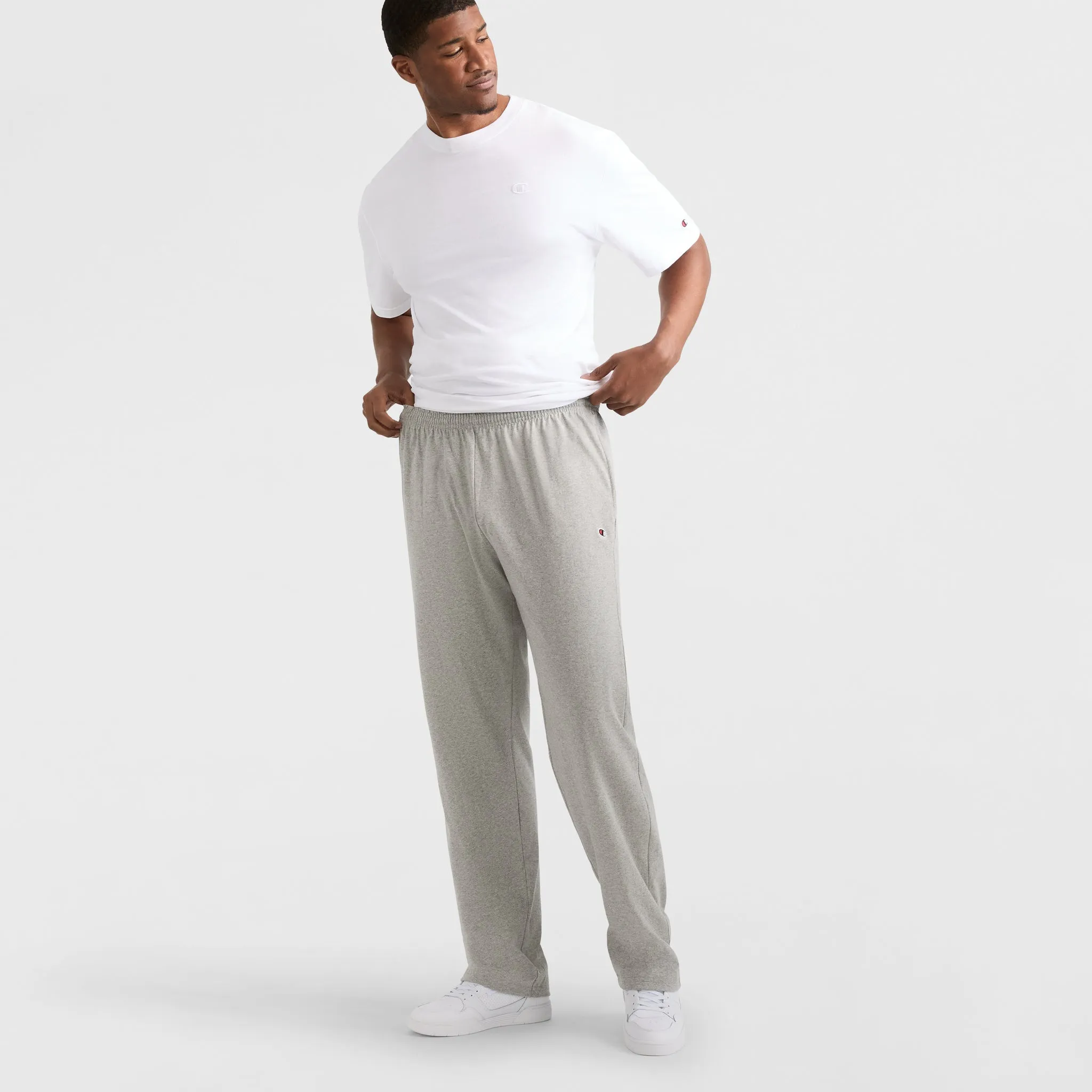 Lightweight Lounge Pants, Open Hem, C Logo - Big & Tall sold by Champion product image thumbnail 4