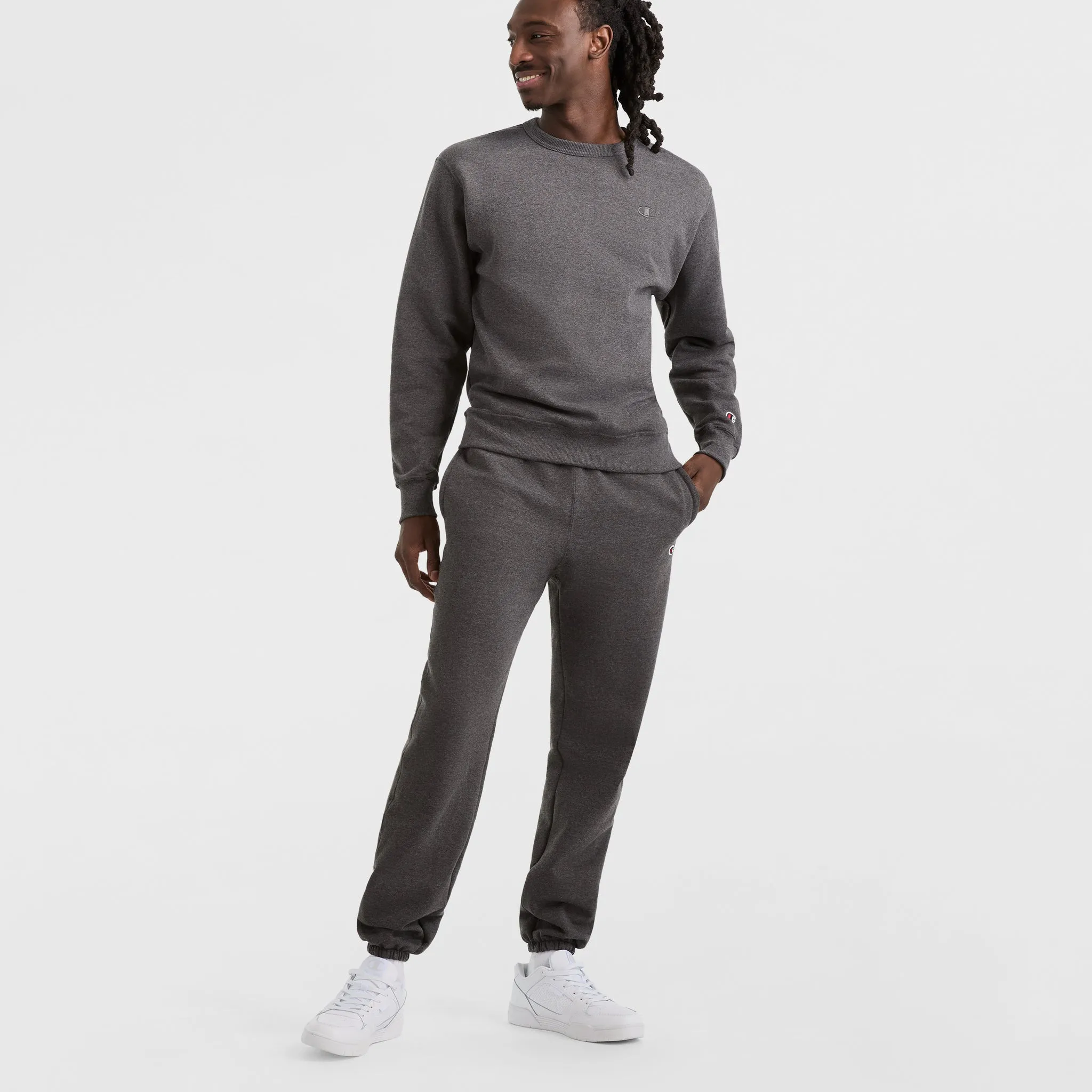 Powerblend Crewneck Sweatshirt, C Logo sold by Champion product image thumbnail 4