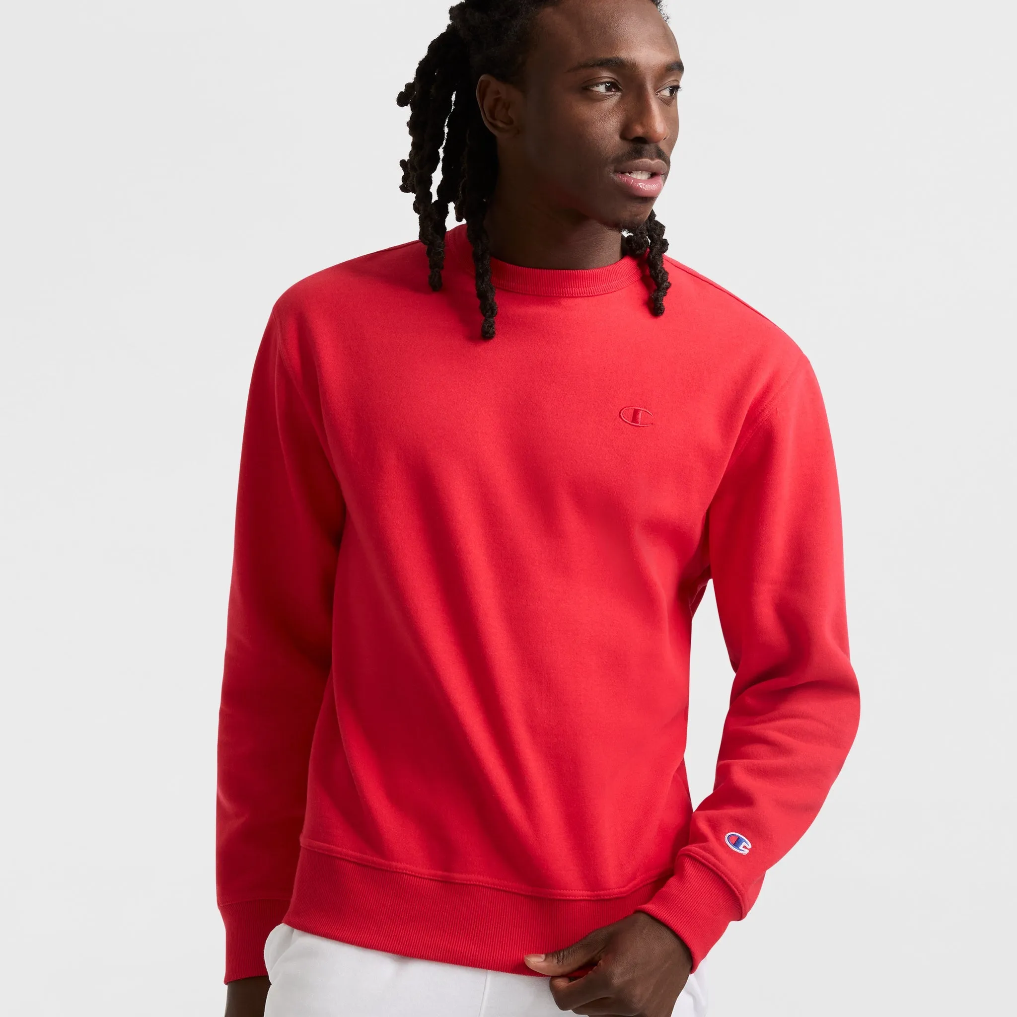 Powerblend Crewneck Sweatshirt, C Logo sold by Champion