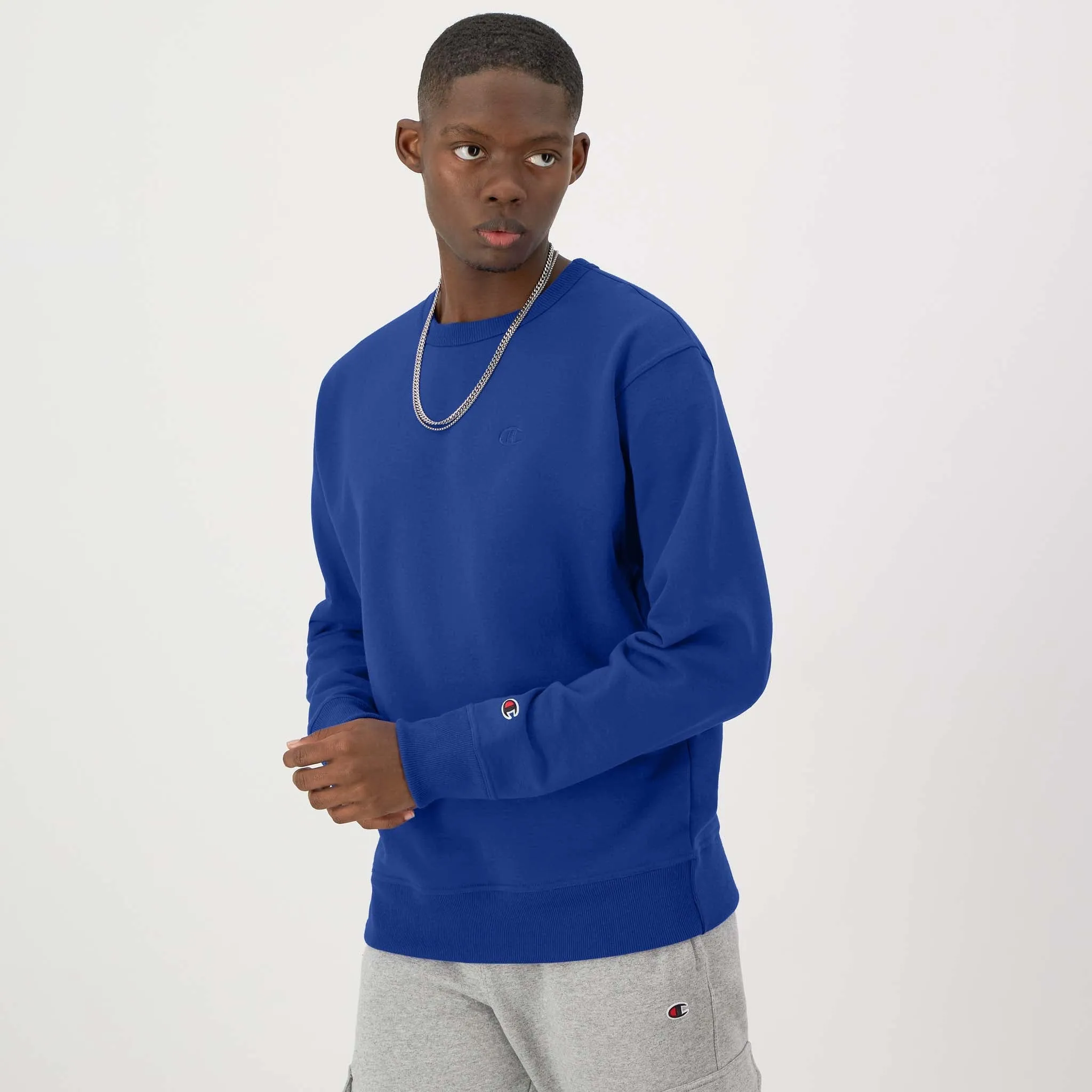Powerblend Crewneck Sweatshirt, C Logo sold by Champion product image thumbnail 2