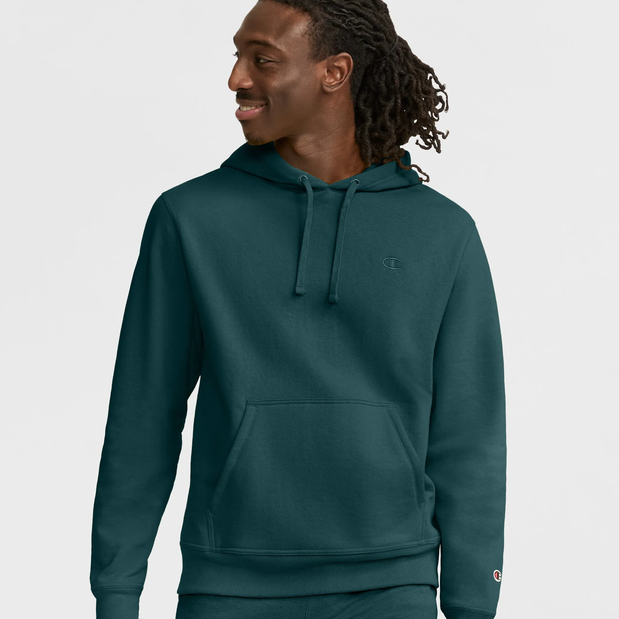 Powerblend Hoodie, C Logo sold by Champion
