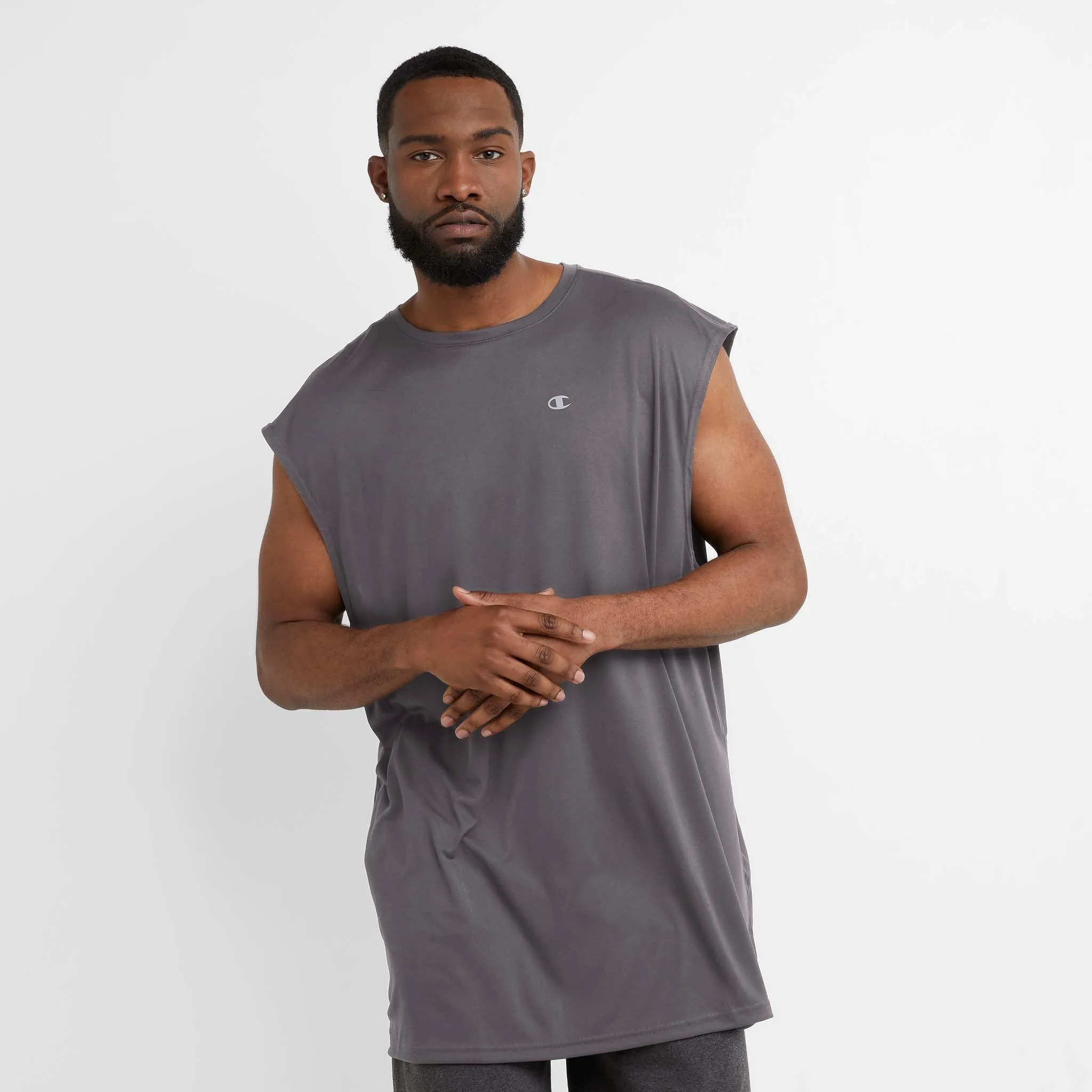 Muscle Tank, Moisture Wicking, C Logo - Big & Tall sold by Champion