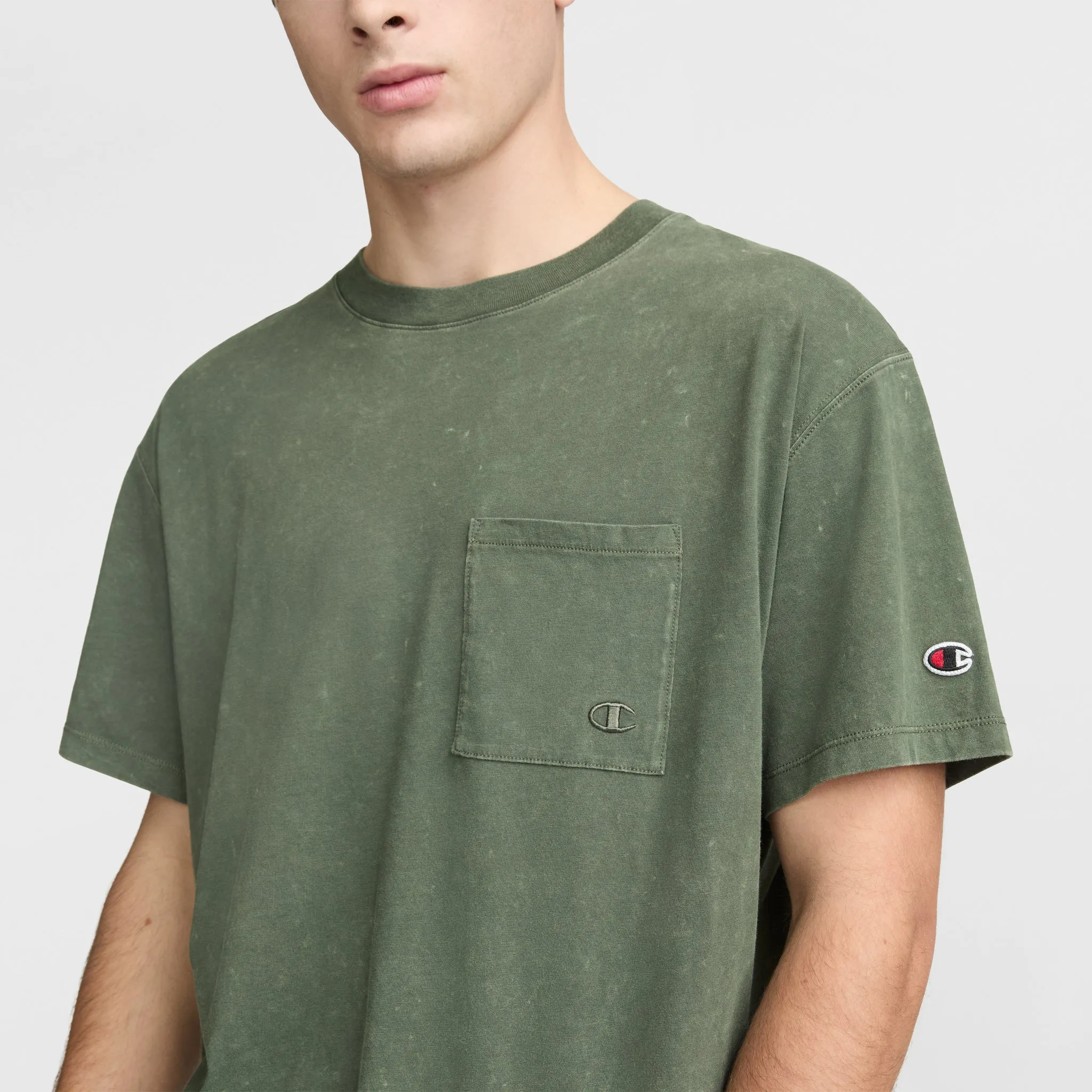 Vintage Wash Pocket T-Shirt sold by Champion