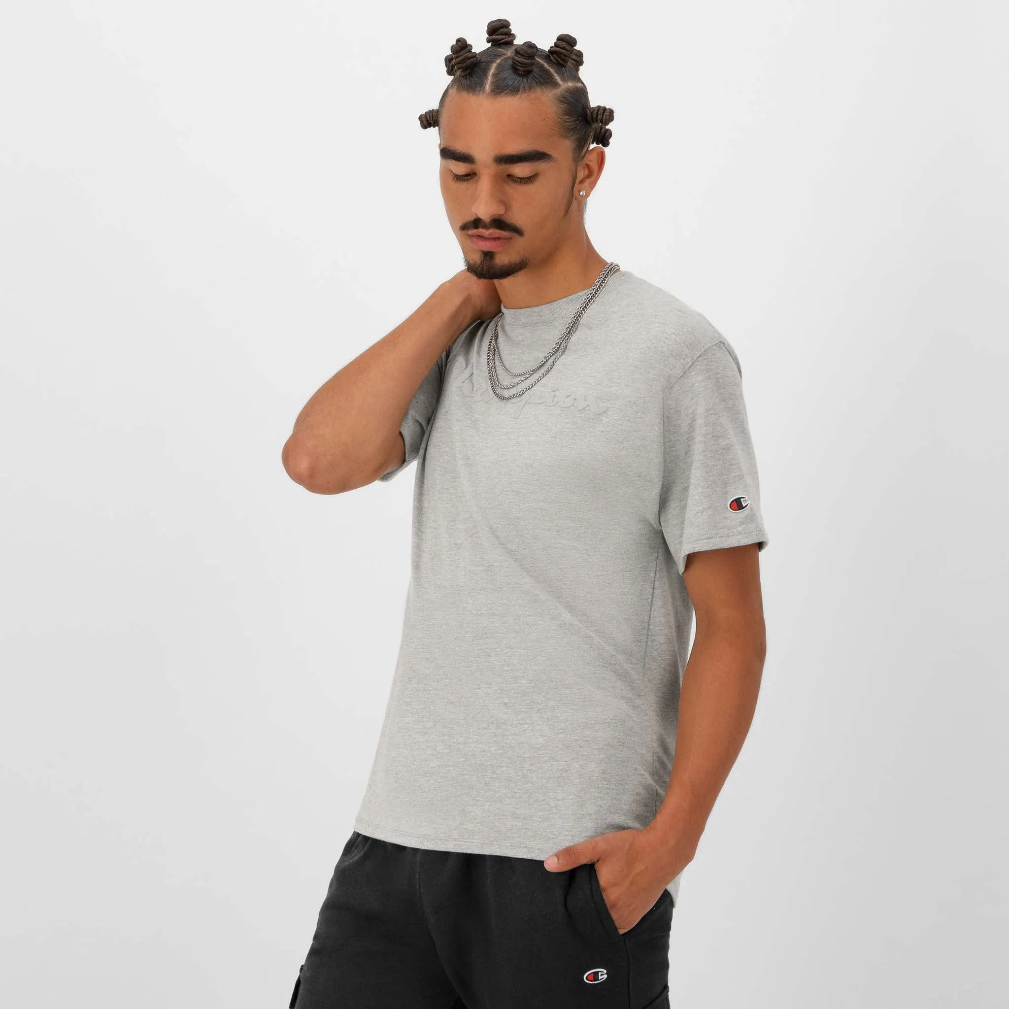 Classic Graphic T-Shirt, Tonal Script Logo sold by Champion product image thumbnail 2