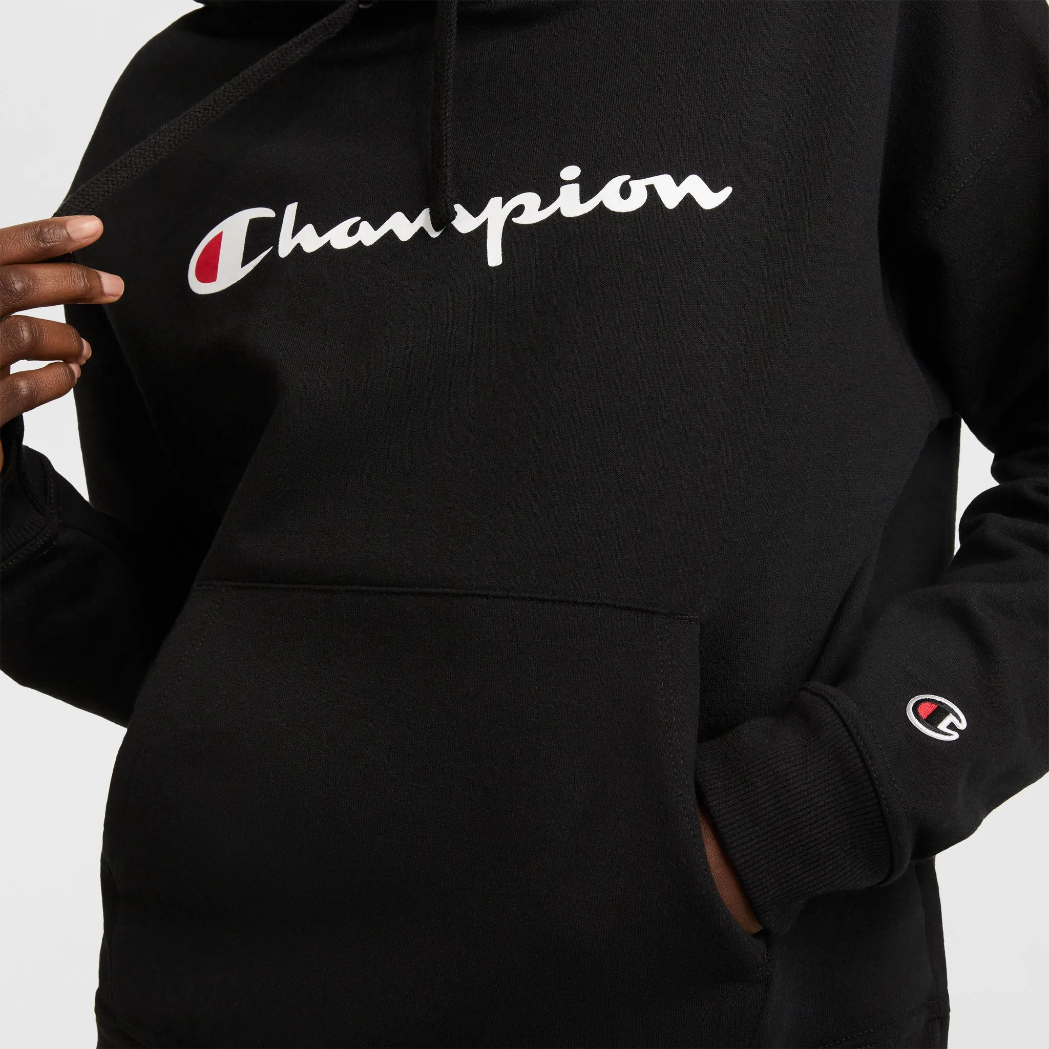 Powerblend Hoodie, Script Logo sold by Champion product image thumbnail 3