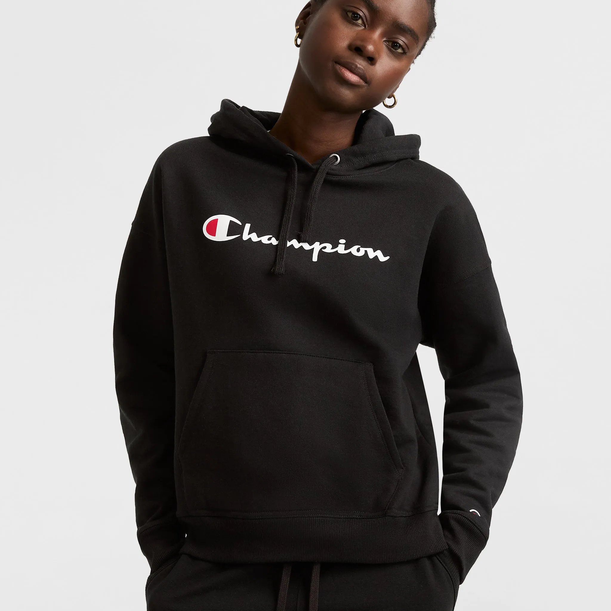 Powerblend Hoodie, Script Logo sold by Champion