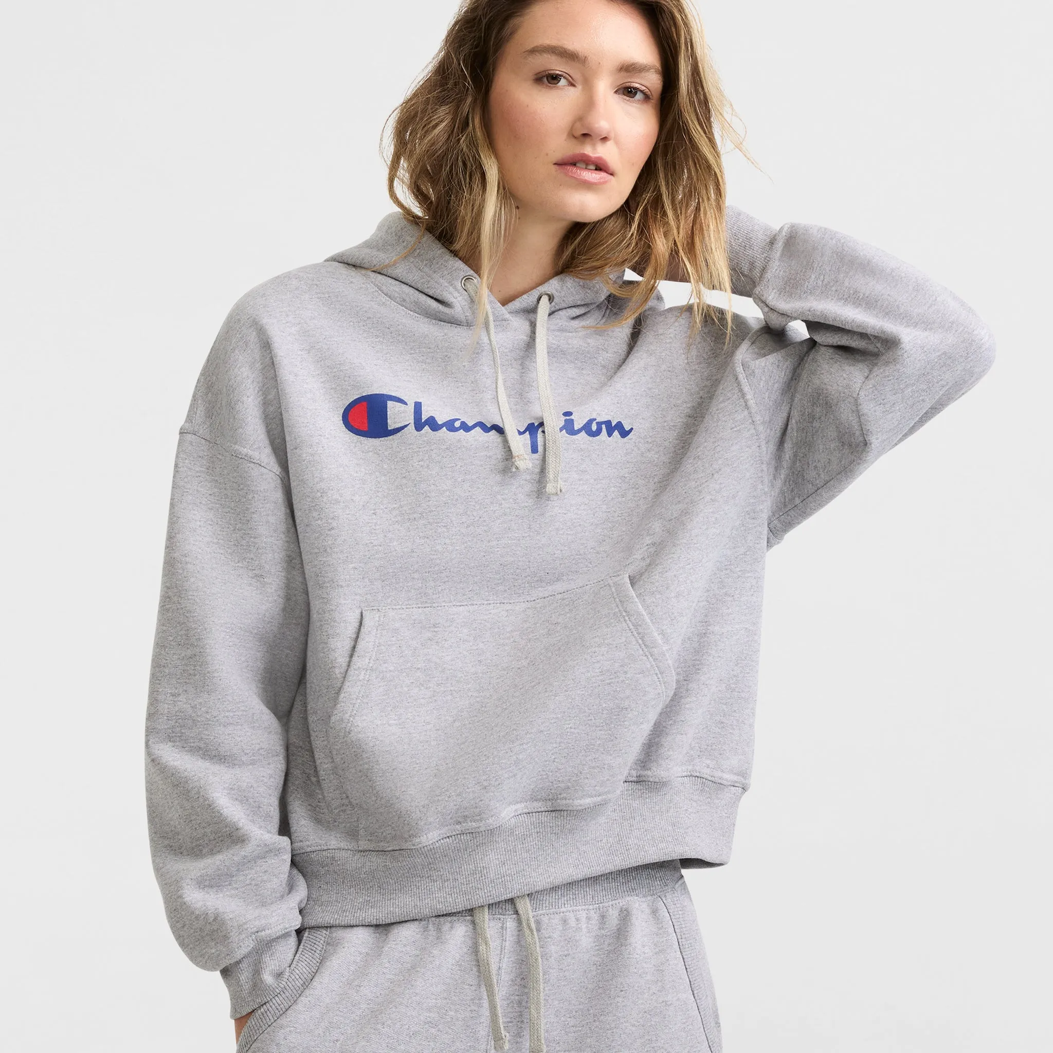 Powerblend Hoodie, Script Logo sold by Champion