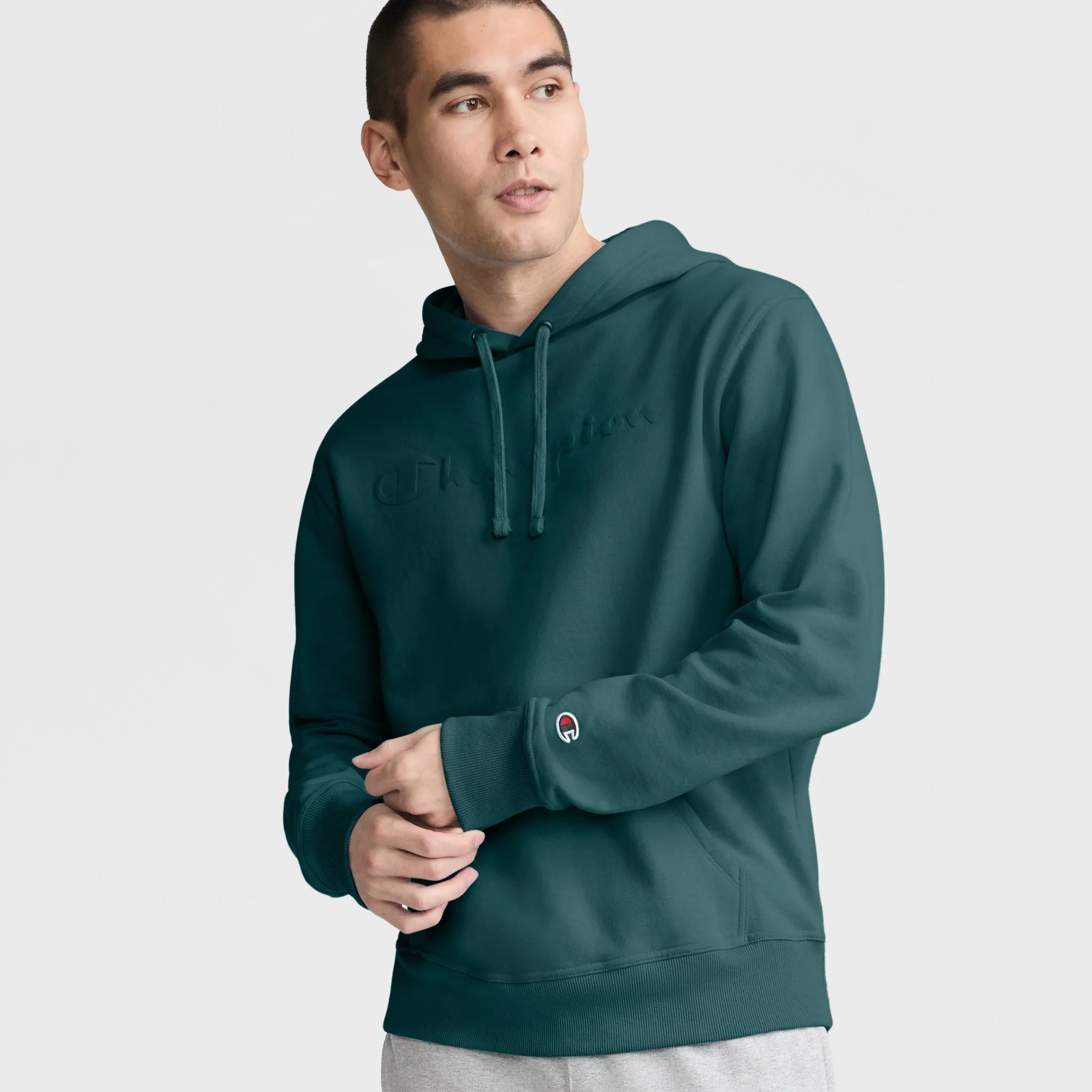 Powerblend Hoodie, Tonal Script Logo sold by Champion product image thumbnail 4