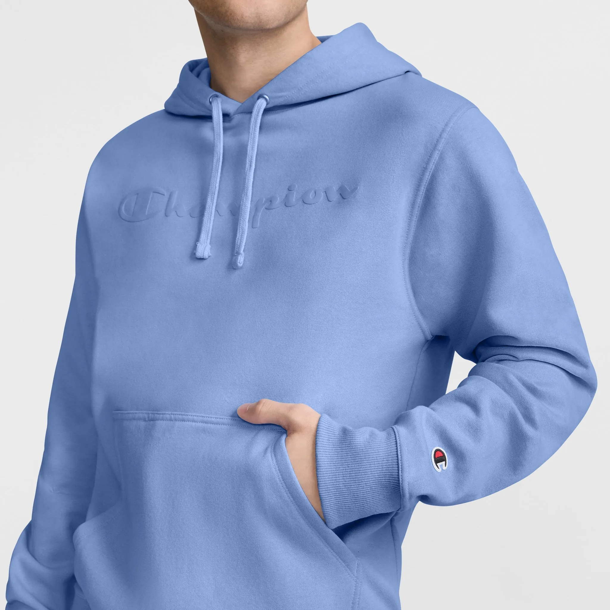 Powerblend Hoodie, Tonal Script Logo sold by Champion