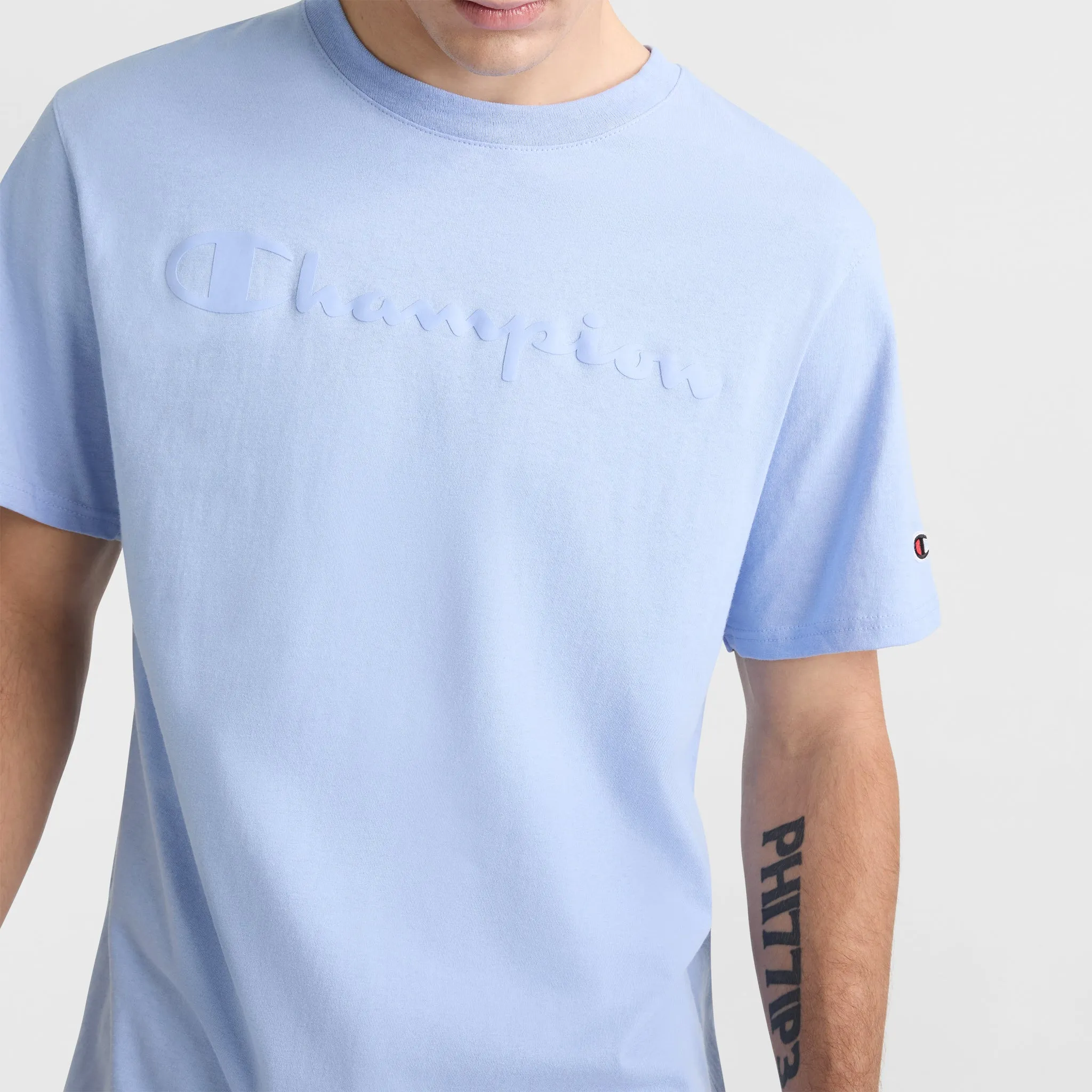 Classic Graphic T-Shirt, Tonal Script Logo sold by Champion product image thumbnail 3