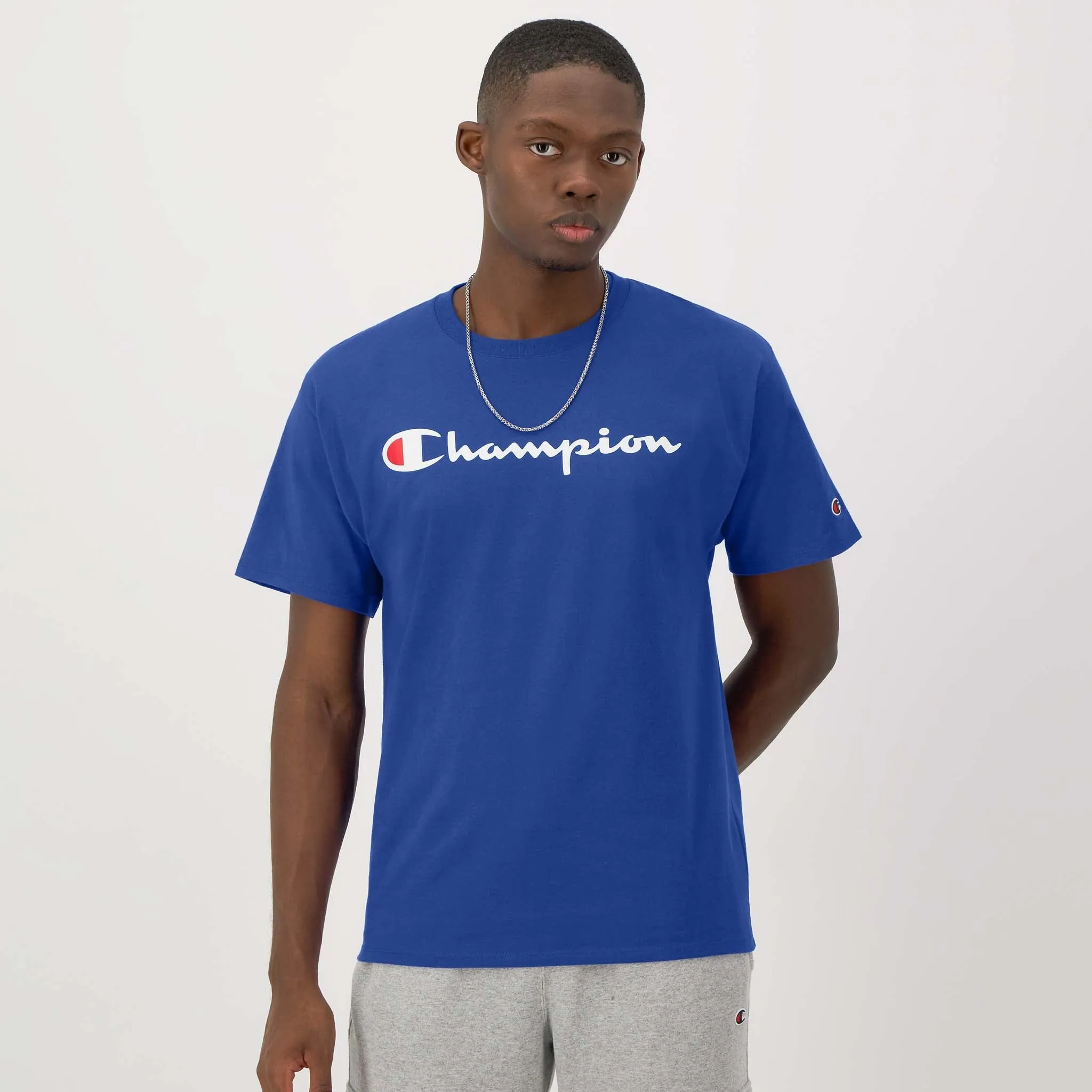 Classic Graphic T-Shirt, Script Logo sold by Champion