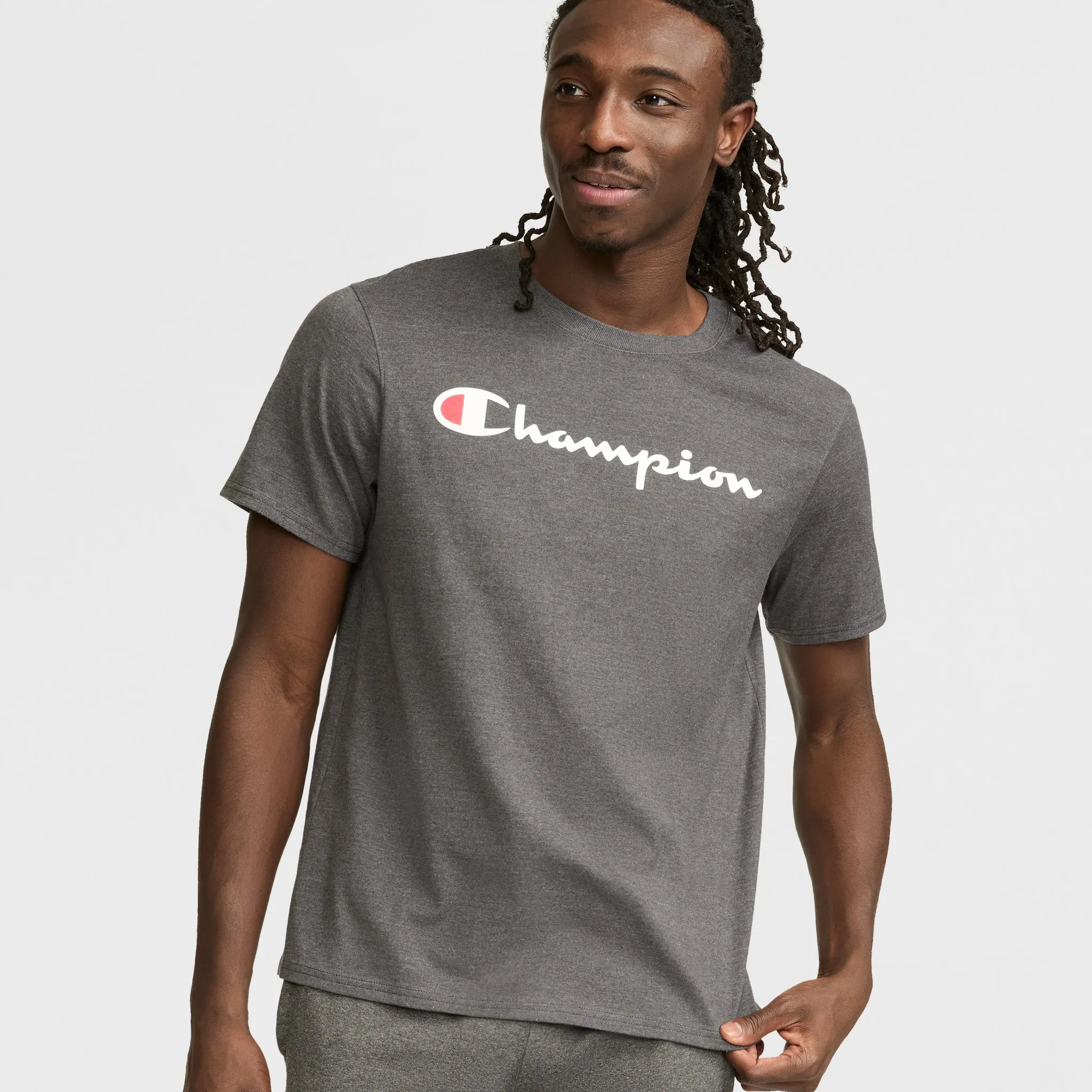 Classic Graphic T-Shirt, Script Logo sold by Champion