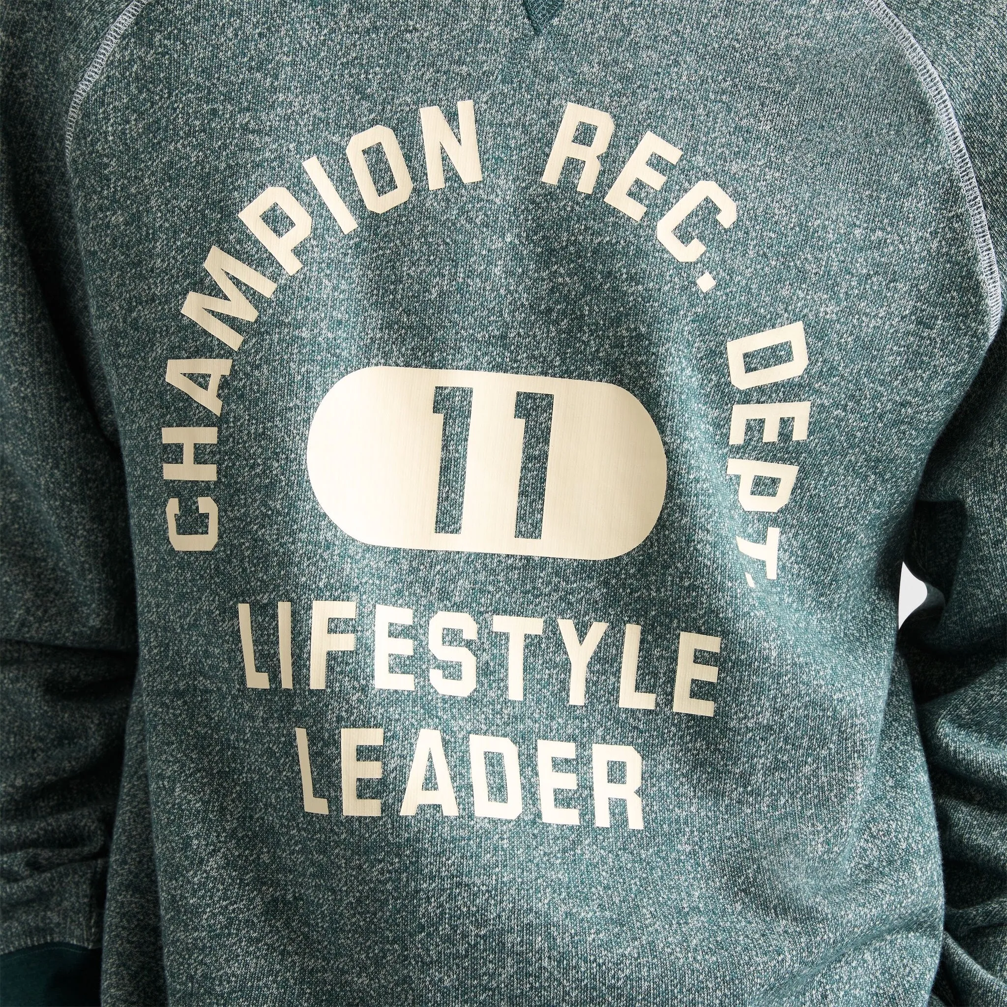 Yearbook Raglan Crewneck Sweatshirt, Rec. Dept. sold by Champion product image thumbnail 3
