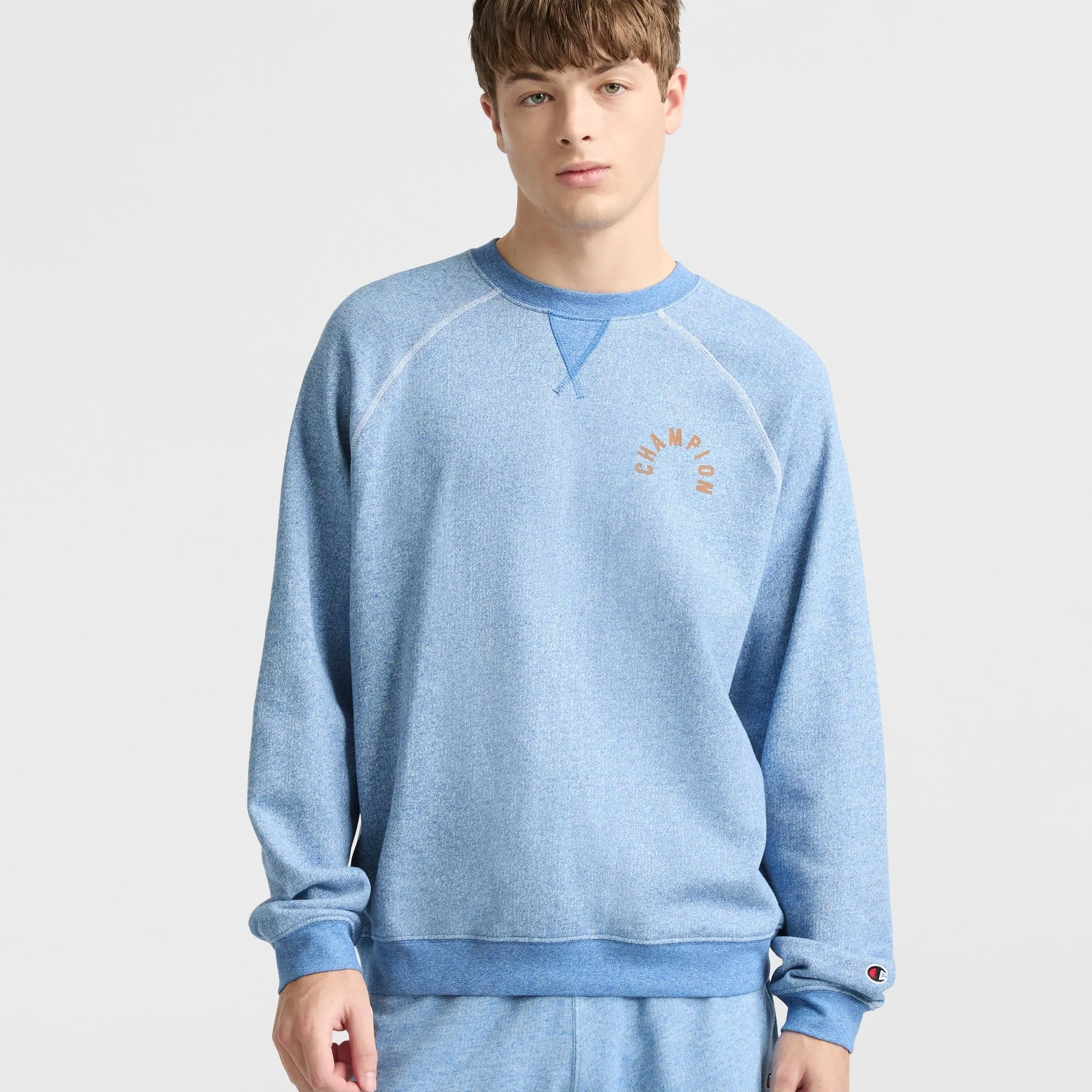 Yearbook Raglan Crewneck Sweatshirt, Small Arch sold by Champion