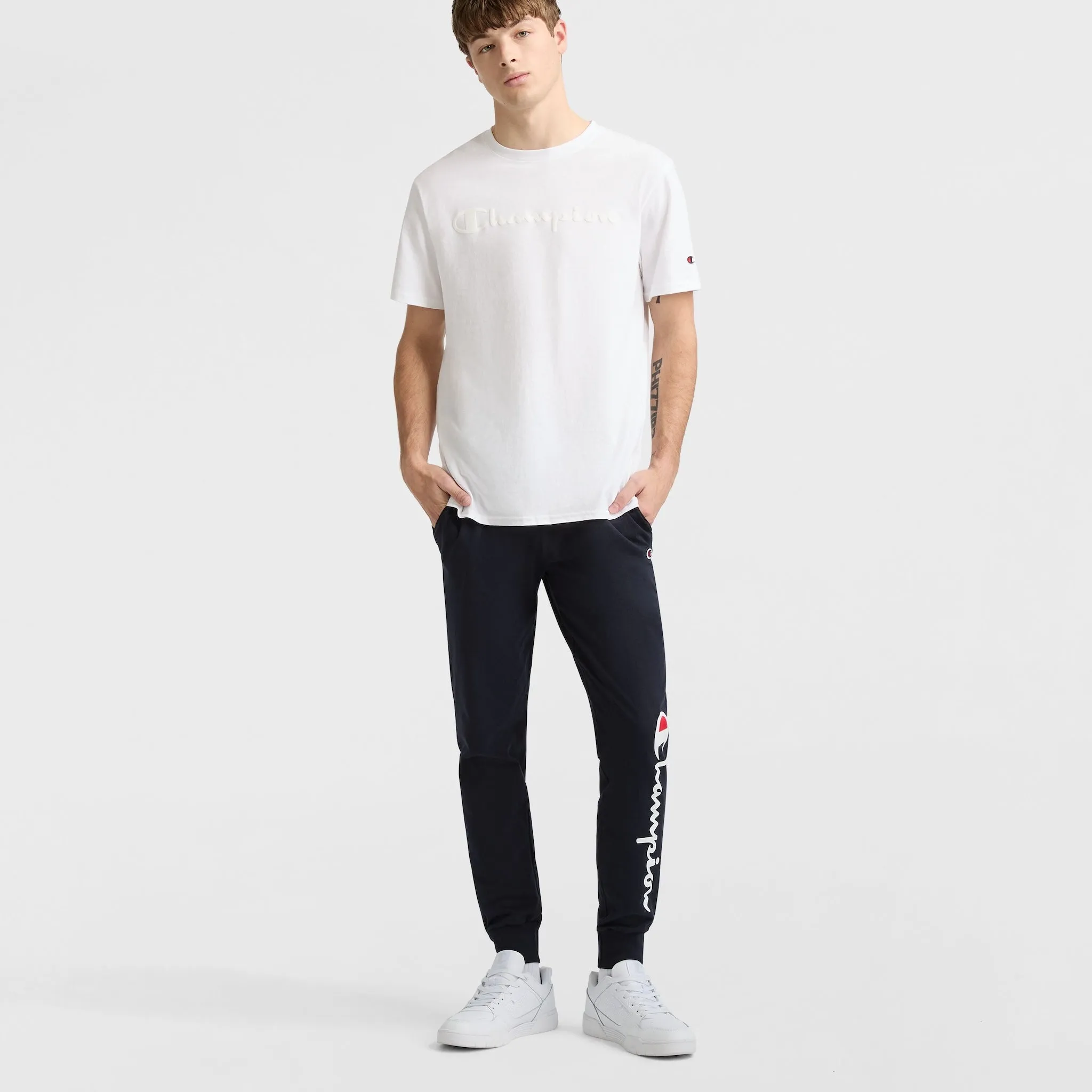 Classic Graphic T-Shirt, Tonal Script Logo sold by Champion product image thumbnail 4
