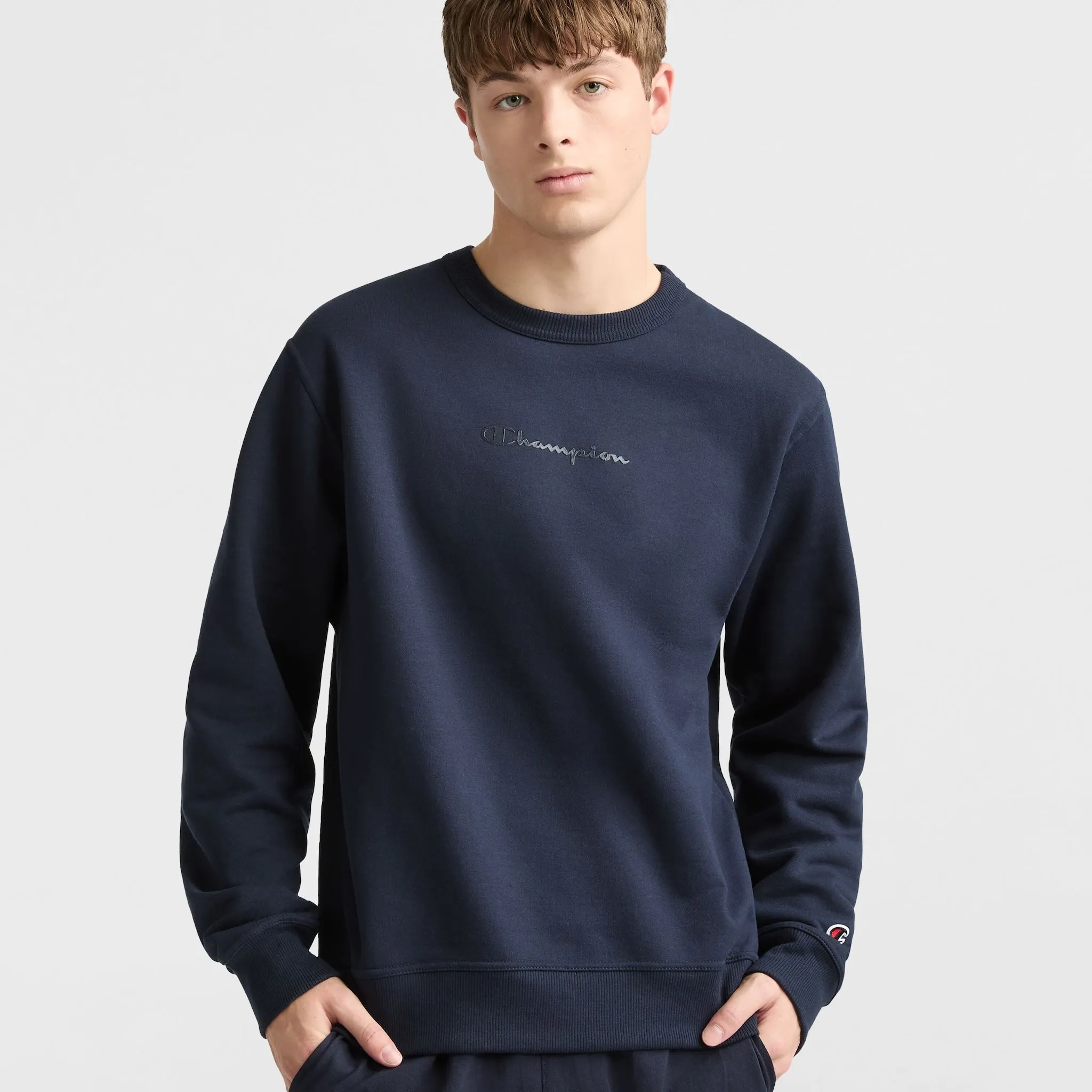 Powerblend Crewneck Sweatshirt, Tonal Script Logo sold by Champion