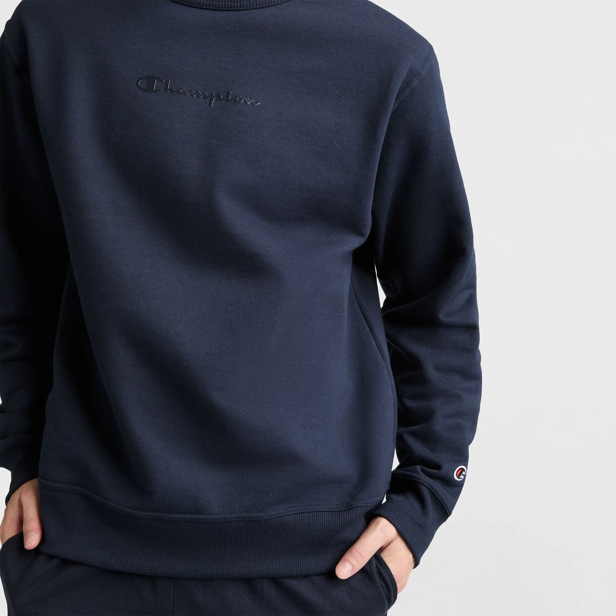Powerblend Crewneck Sweatshirt, Tonal Script Logo sold by Champion product image thumbnail 3