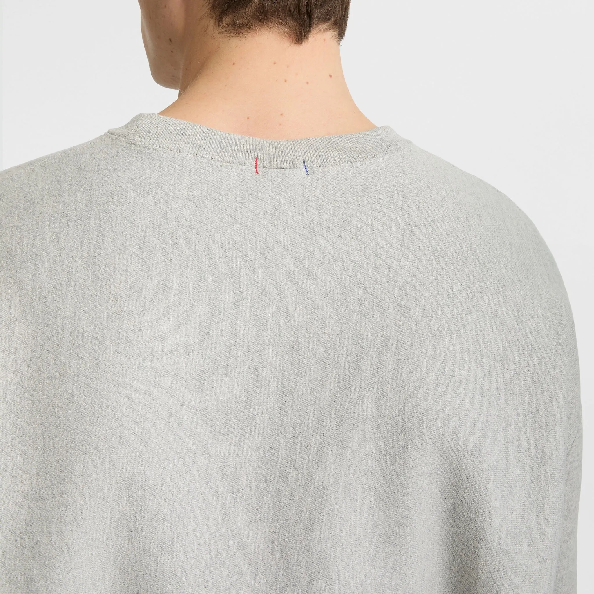 Reverse Weave Crewneck Sweatshirt, White Vintage Script Logo sold by Champion product image thumbnail 4